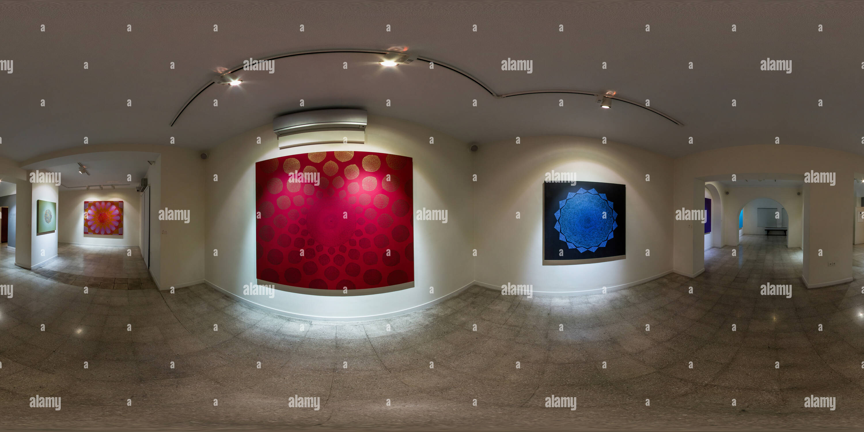 Vue panoramique à 360° de Assar Art Gallery Jan 2017 Shahpari Behzadi 02 Céleste