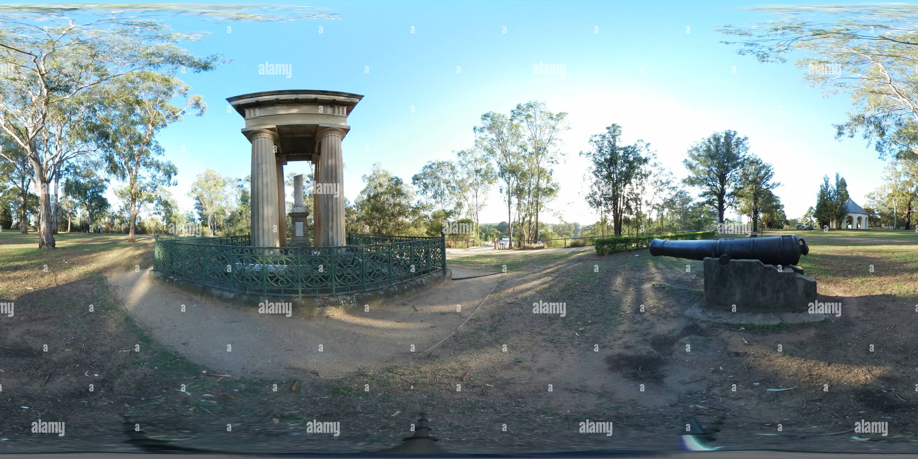 Vue panoramique à 360° de Mémorial de la guerre des Boers, parc de Parramatta