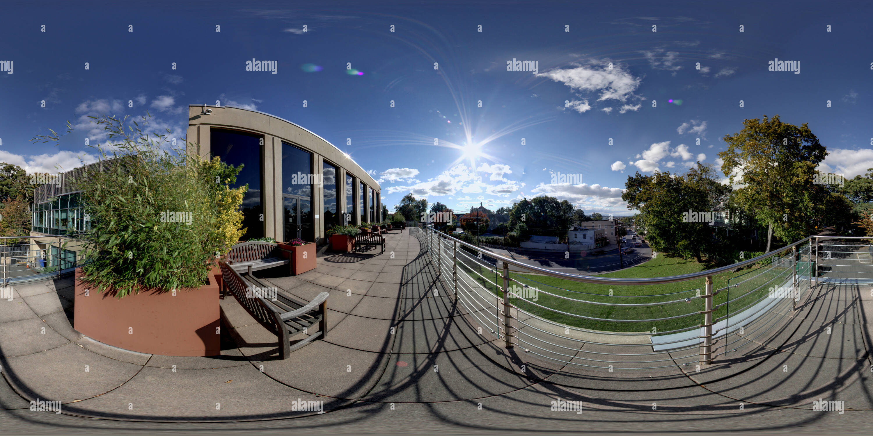 Vue panoramique à 360° de Library Port Washington NY