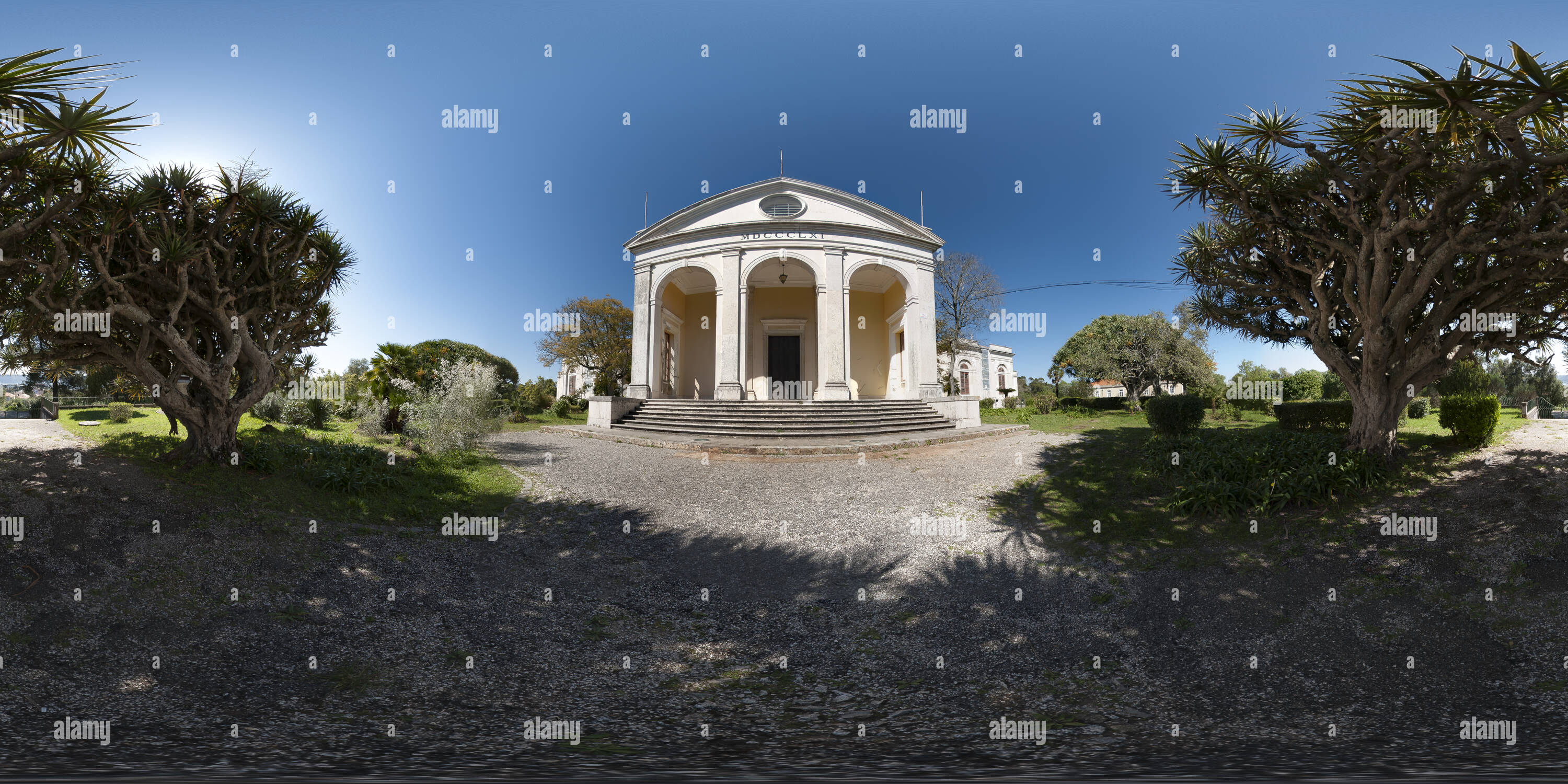 Vue panoramique à 360° de L'Observatoire Astronomique de Lisbonne