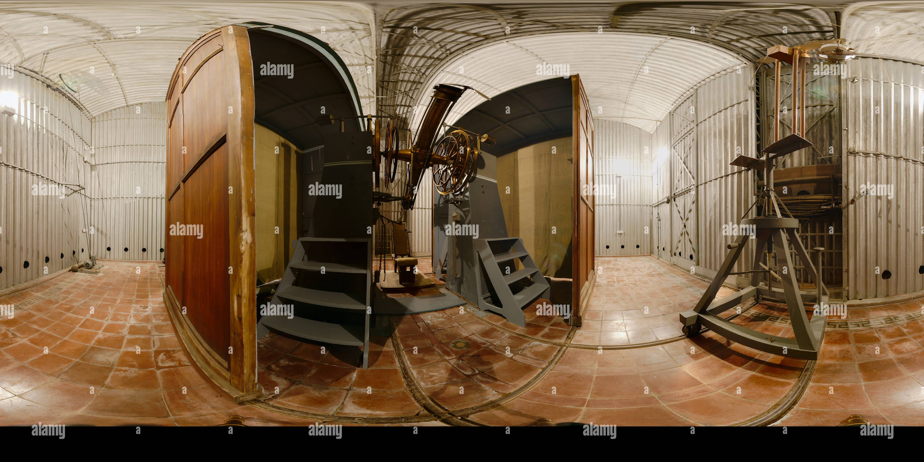 Vue panoramique à 360° de Cercle méridien de V.P.Engel'gardt Observatoire astronomique