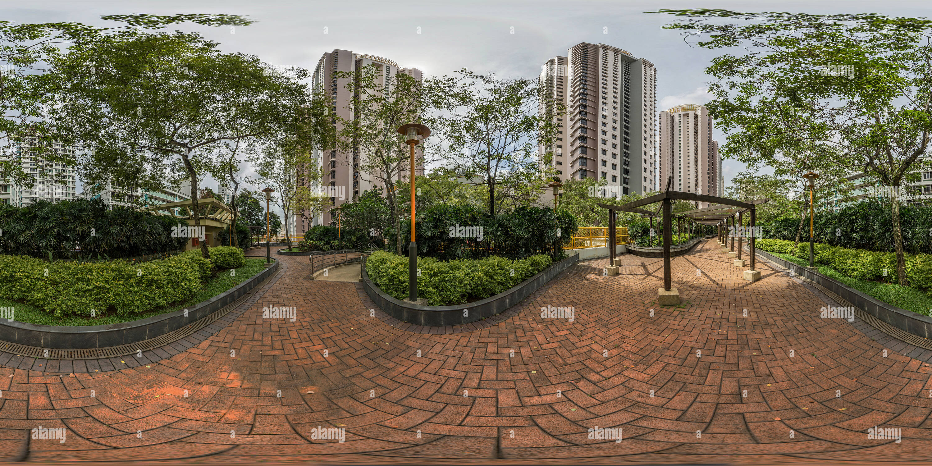 Vue panoramique à 360° de Singapour - Toa Payoh, bloc 79