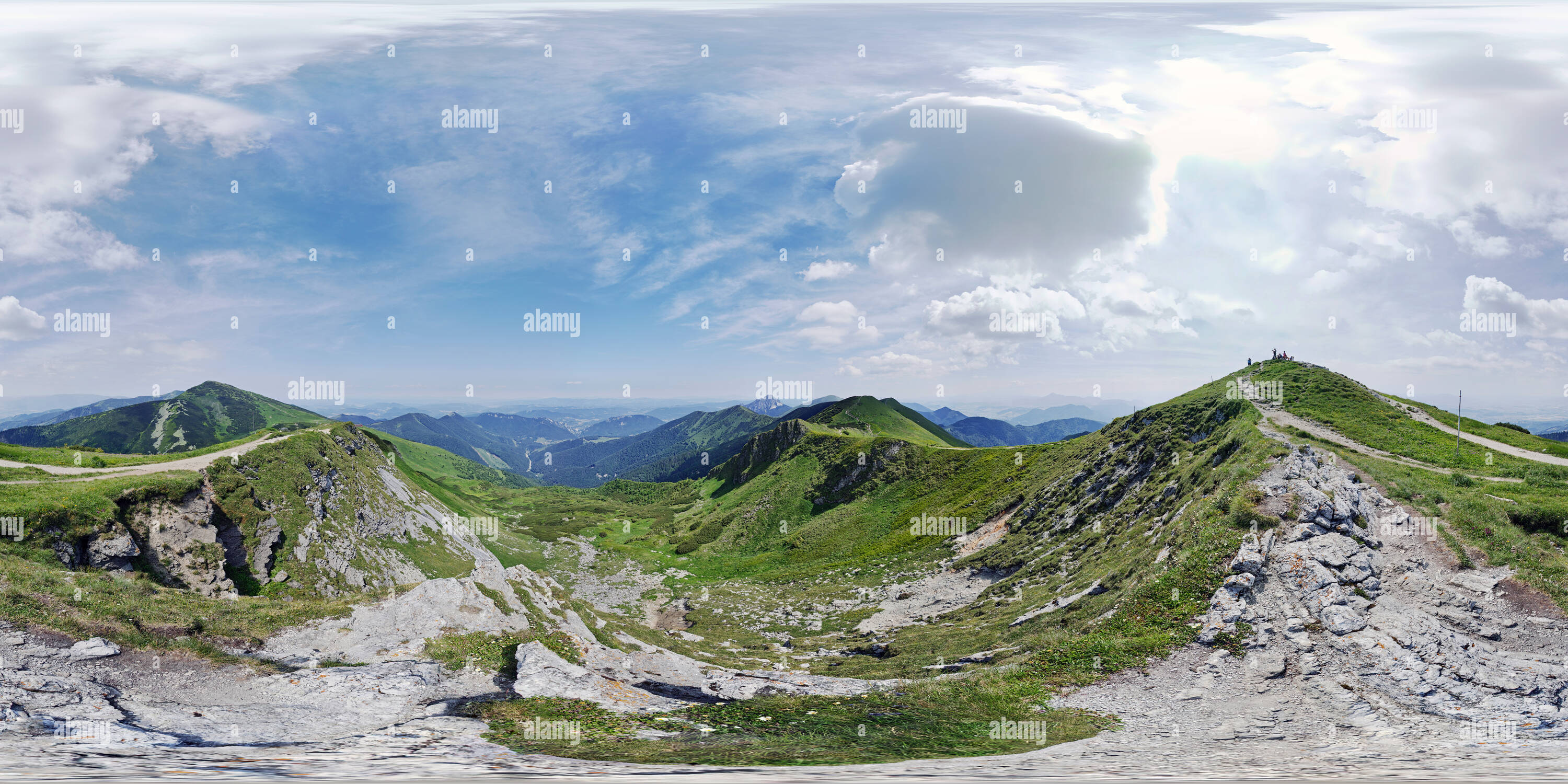 Vue panoramique à 360° de Chlebom Pod