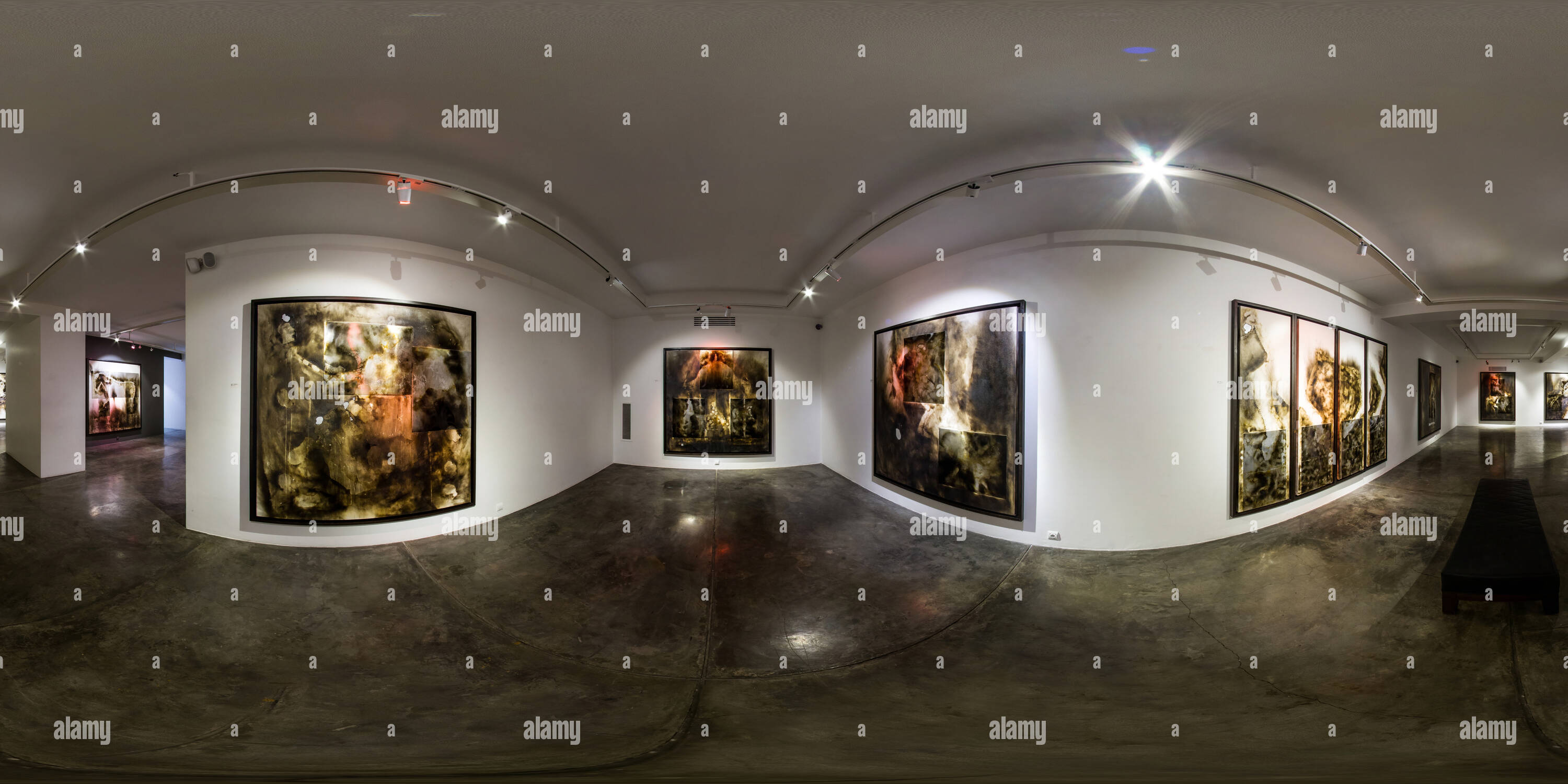 Vue panoramique à 360° de Shirin Art Gallery Feb 2018 Payam Golchin Neigh 02