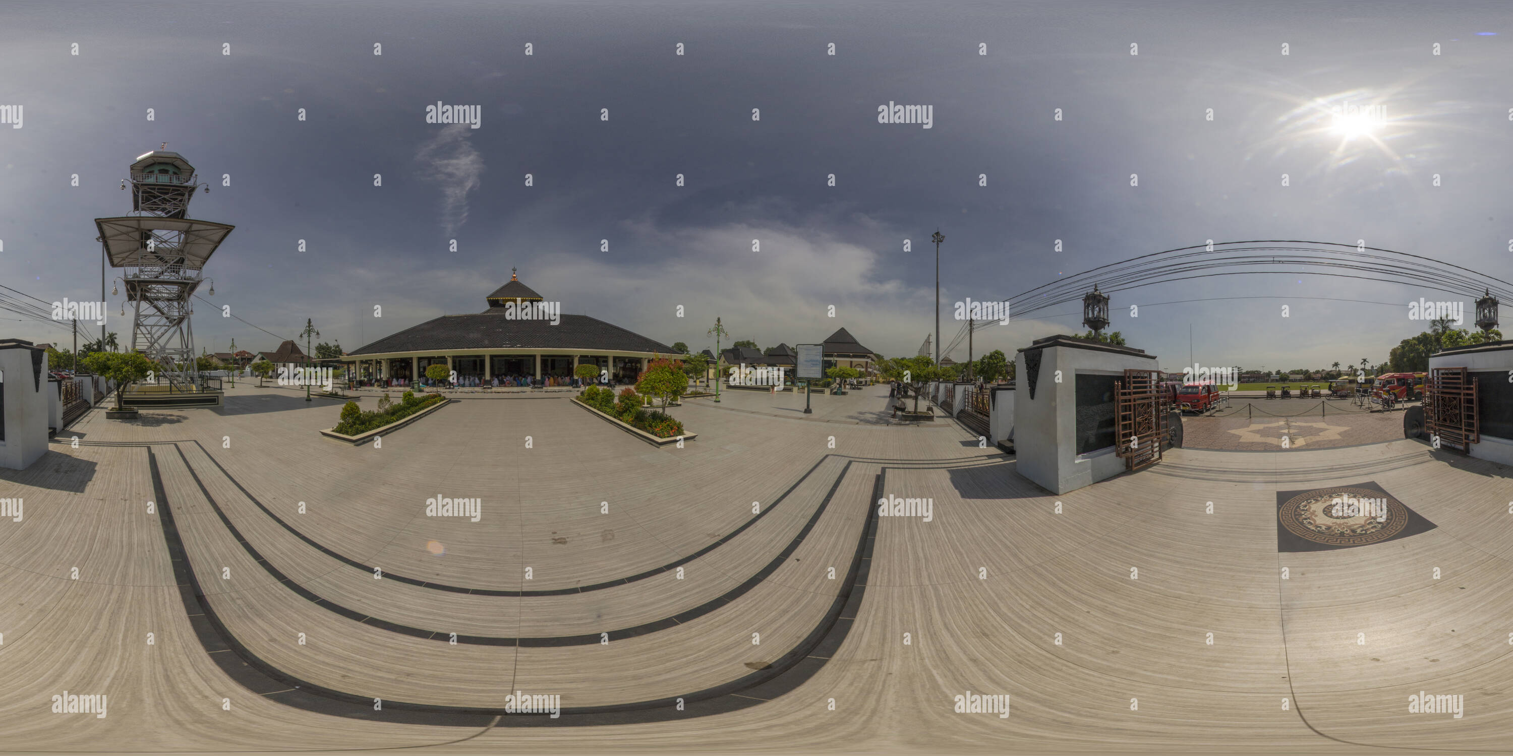 Vue panoramique à 360° de Demak Grande Mosquée