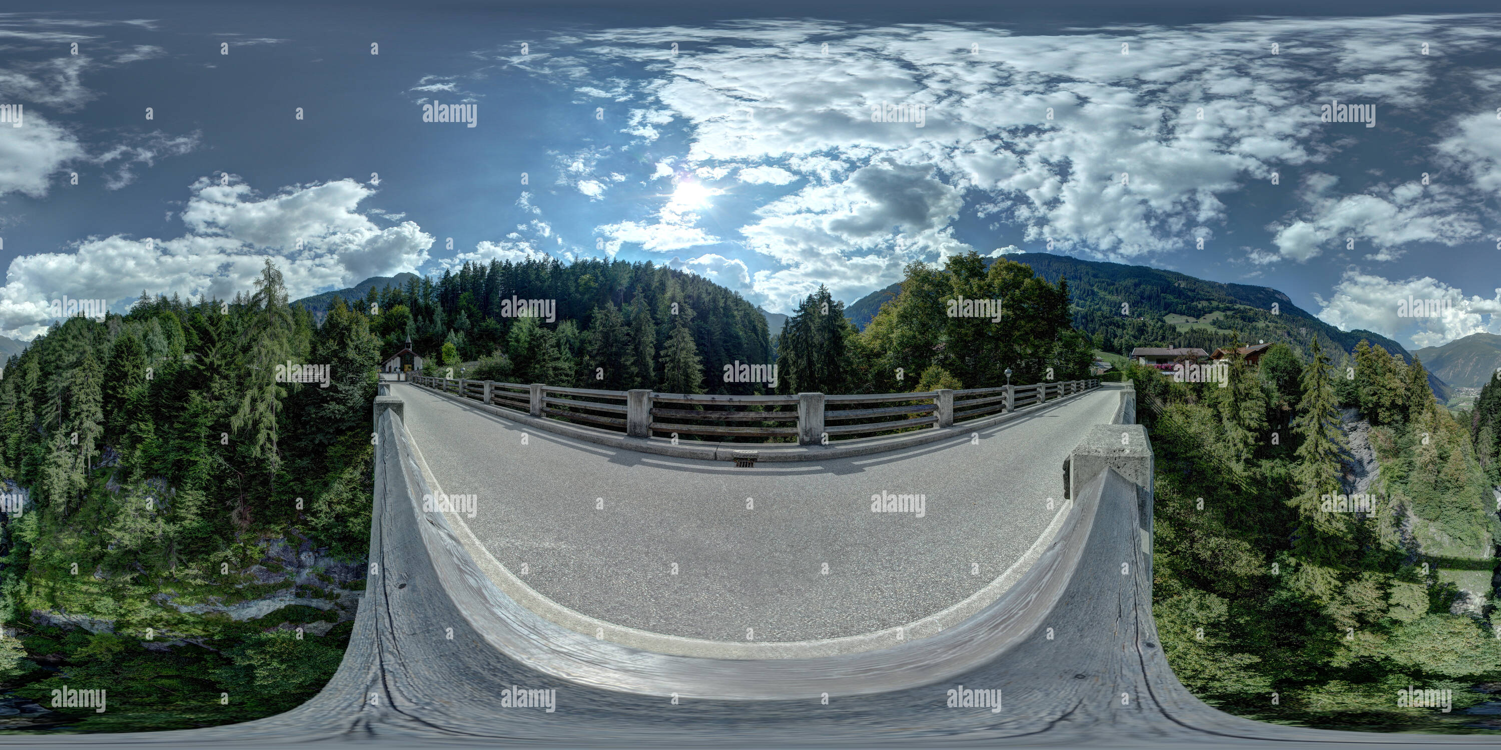 Vue panoramique à 360° de Panorama Bruecke Friedhof