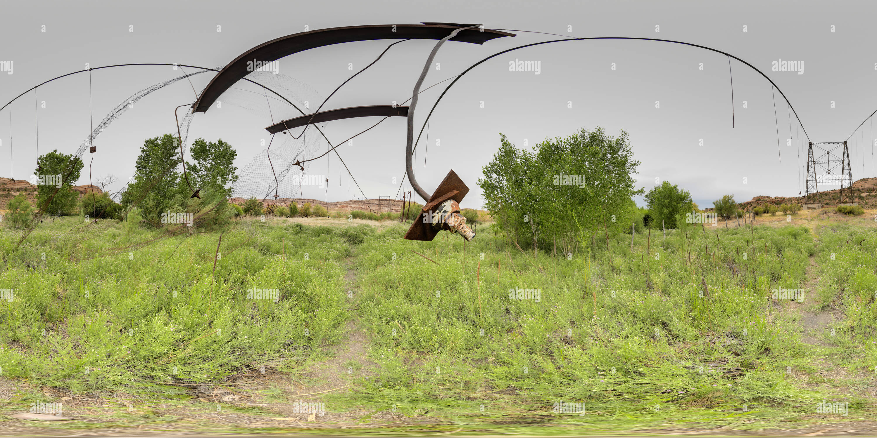 Vue panoramique à 360° de Du côté sud du pont de Dewey