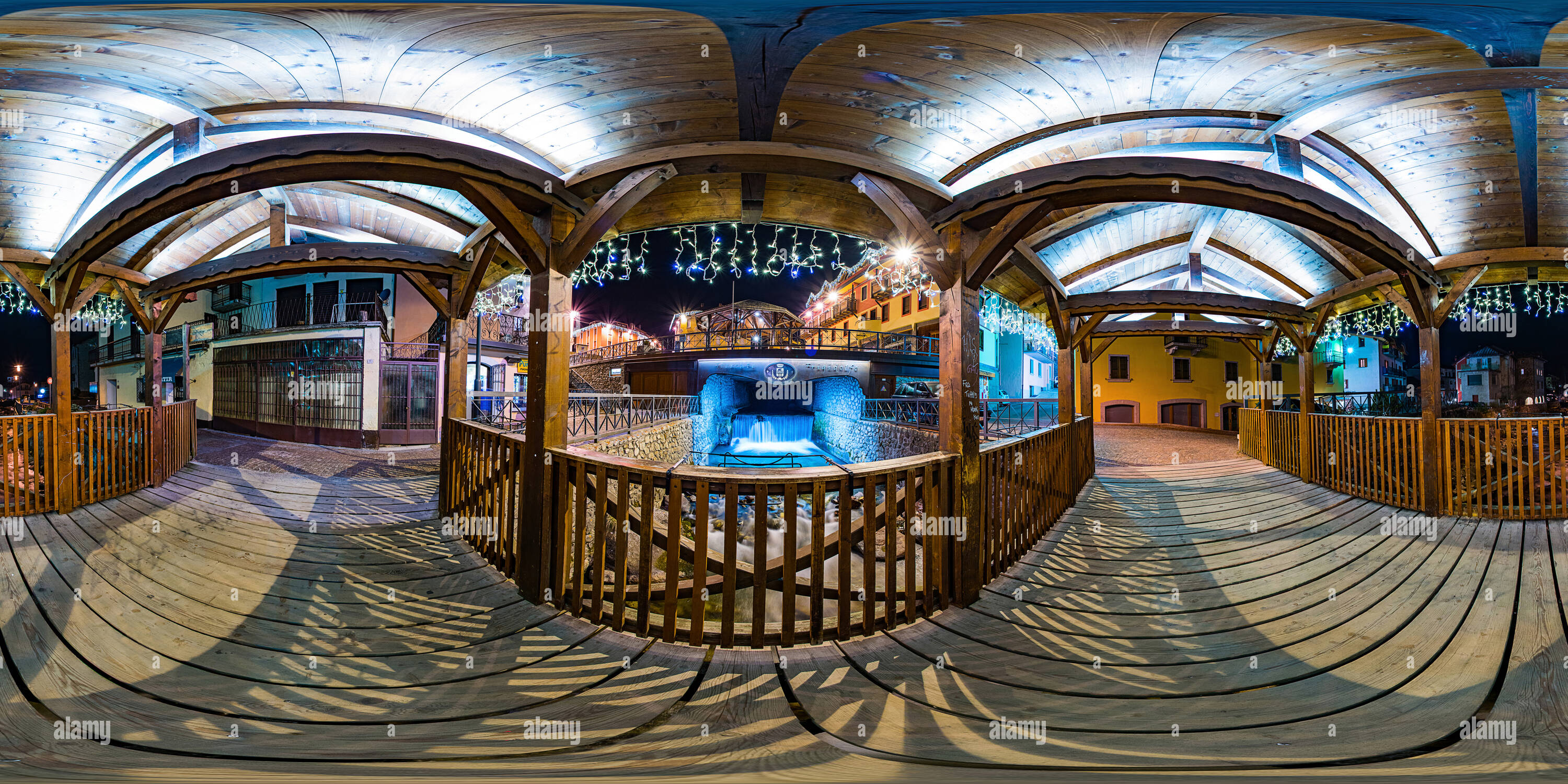 Vue panoramique à 360° de Ponte di Legno