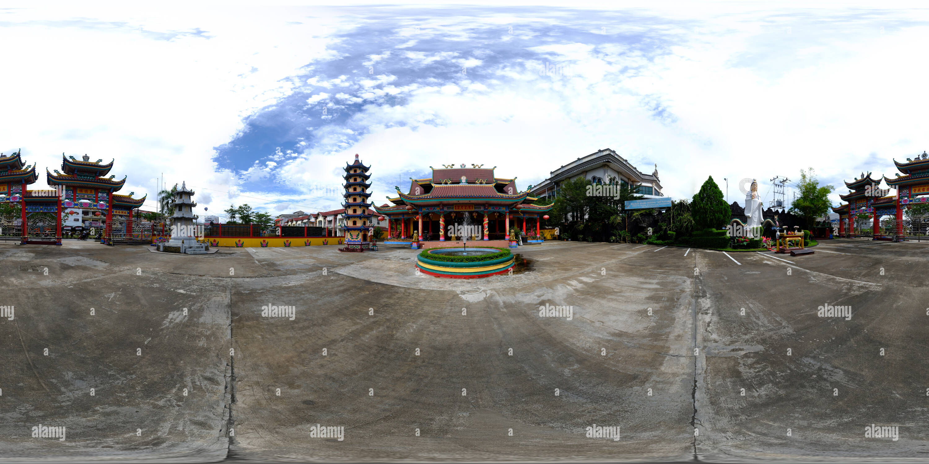 Vue panoramique à 360° de Majelis Agama Boudha du Tantrayana