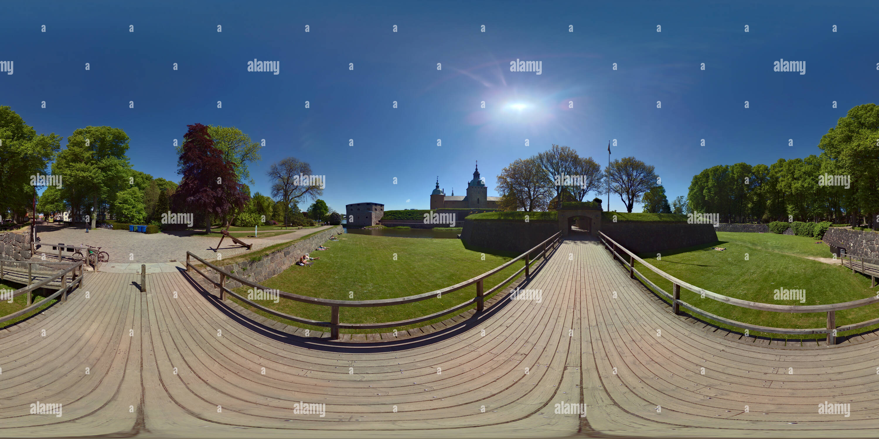 Vue panoramique à 360° de Entrée - Château de Kalmar (Kalmar, Suède)