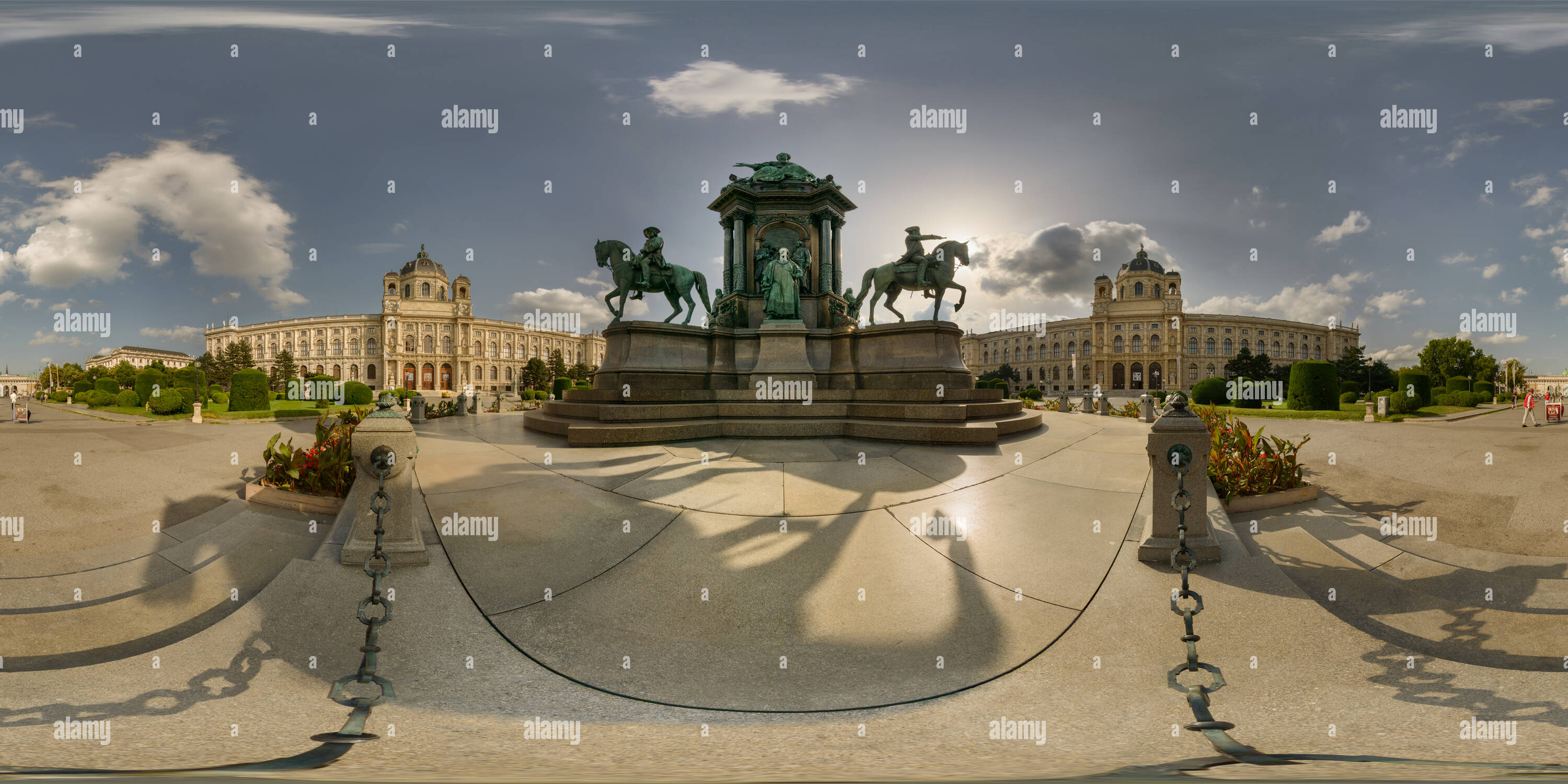 Vue panoramique à 360° de Maria-Theresien-Platz - 2