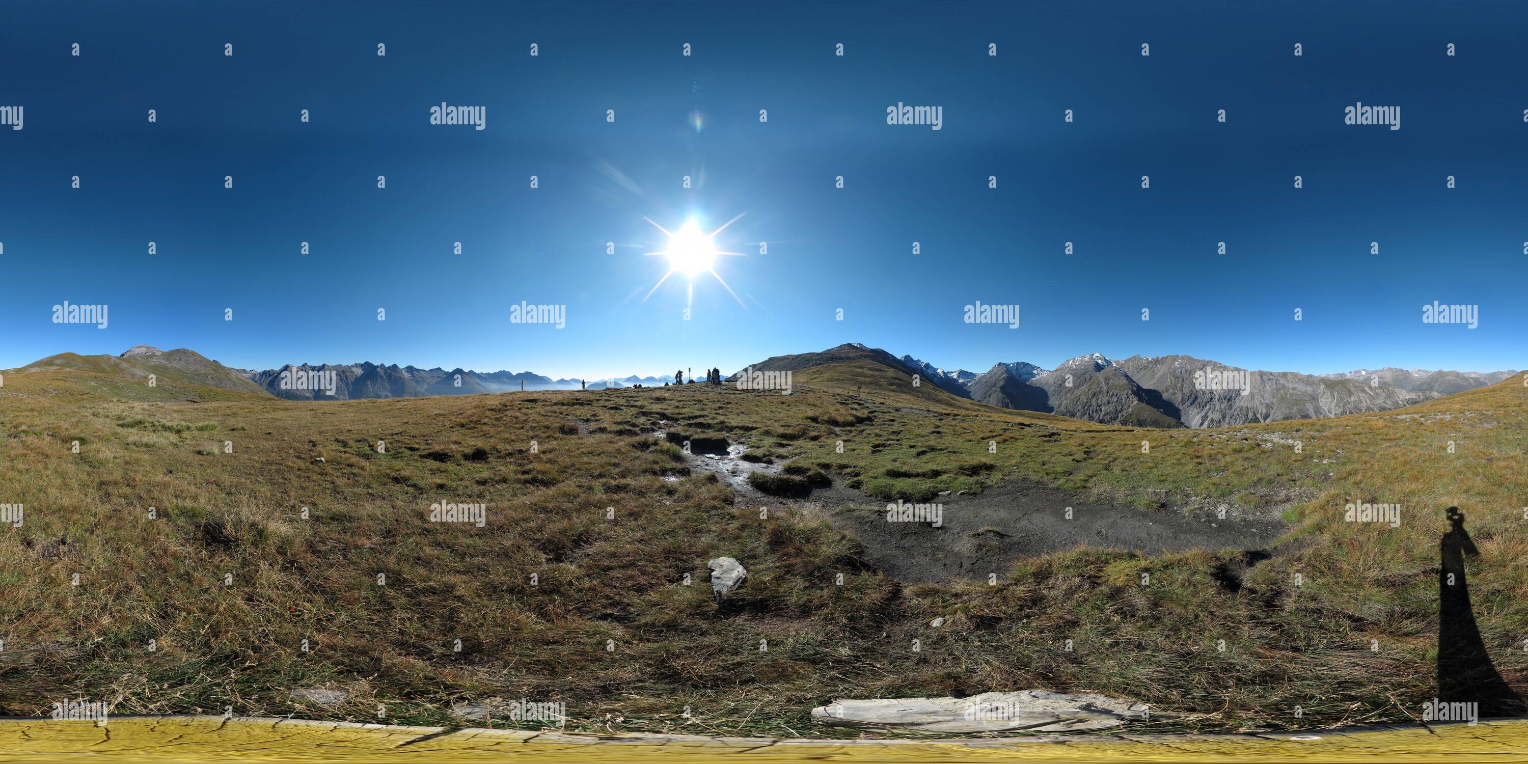 Vue panoramique à 360° de Parc National Suisse Col De Murter