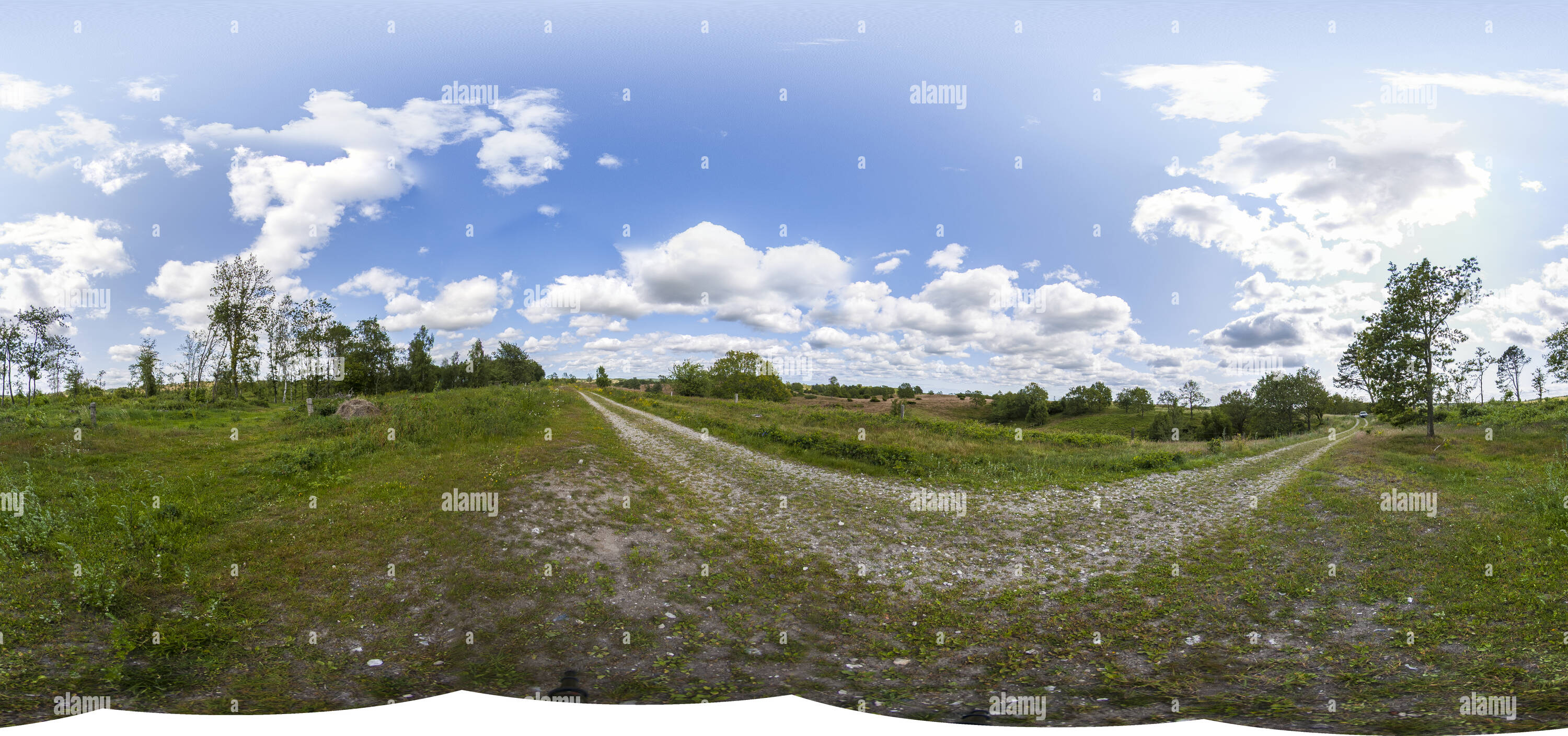 Vue panoramique à 360° de Dans la région de Mols Bjerge