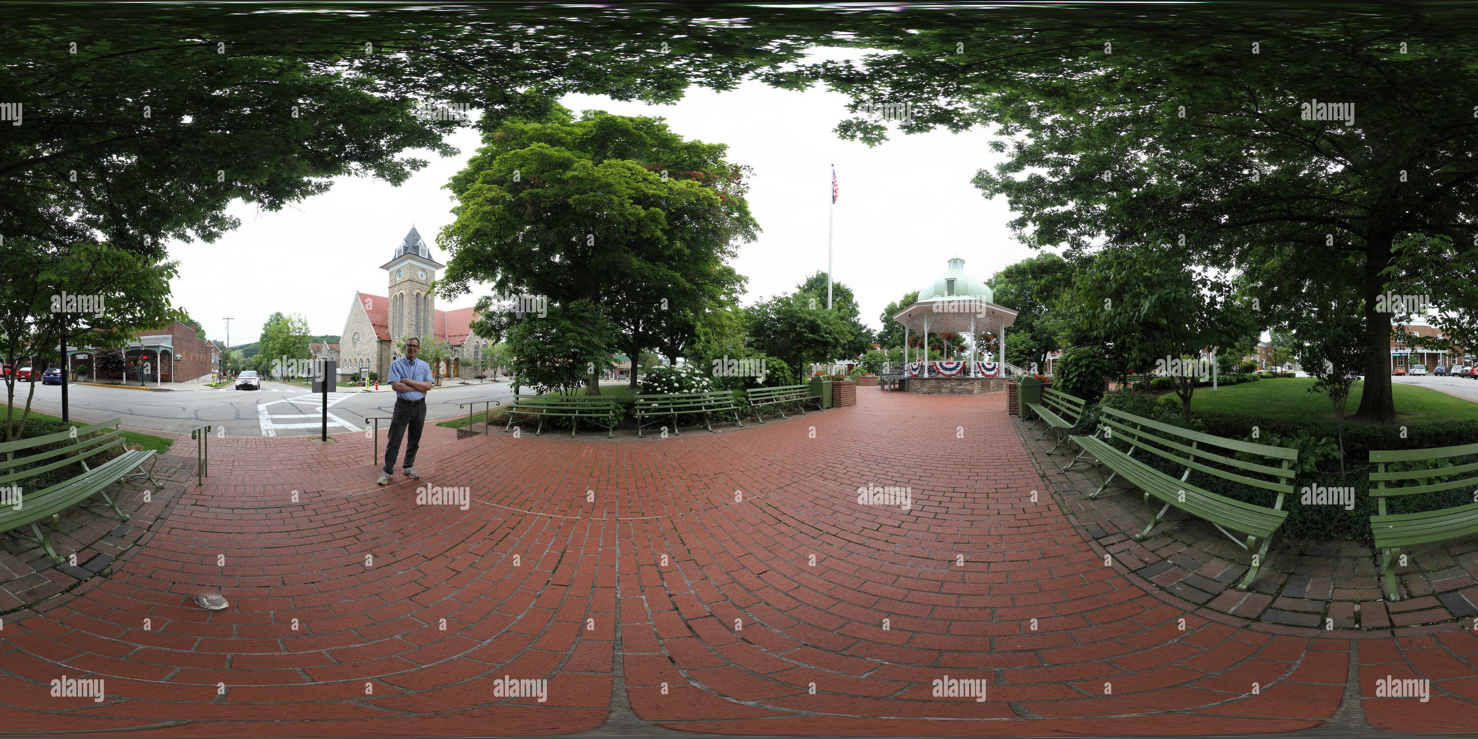 Vue panoramique à 360° de Gazebo dans Ligonier