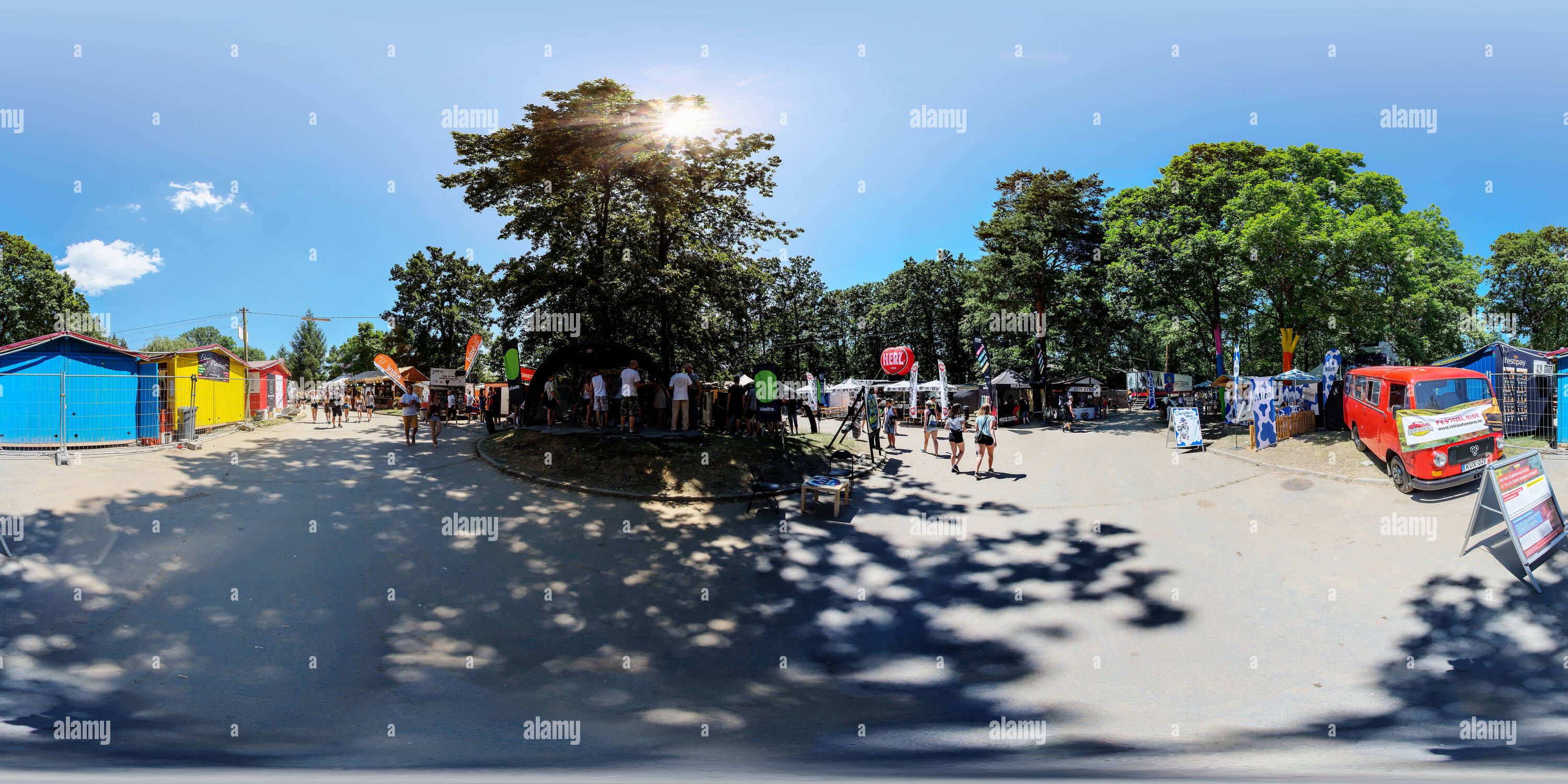 Vue panoramique à 360° de Balaton Sound Festival 2016 Nappall v 05