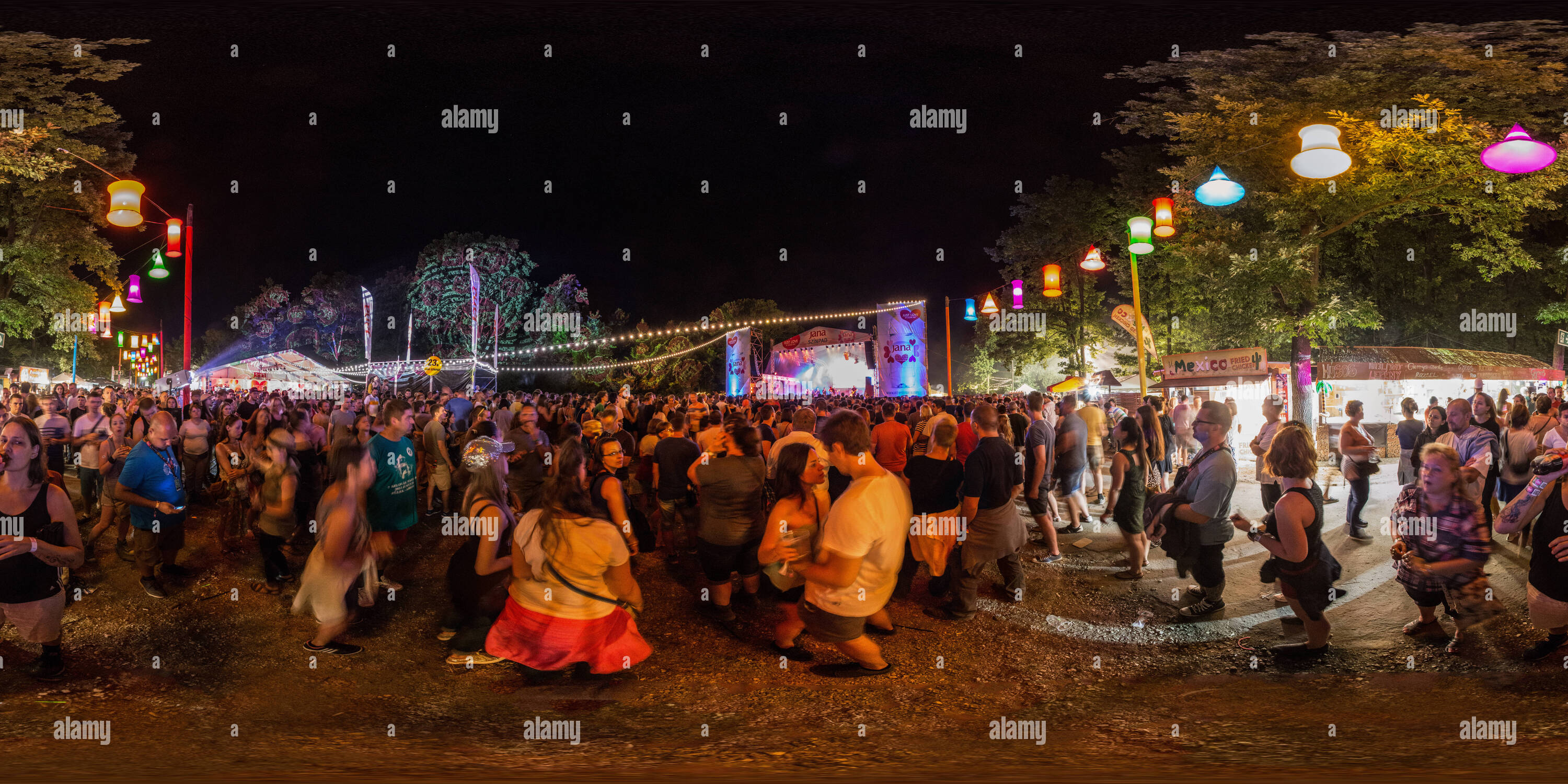 Vue panoramique à 360° de Balaton Sound Festival 2016 Nappall 091 Volt