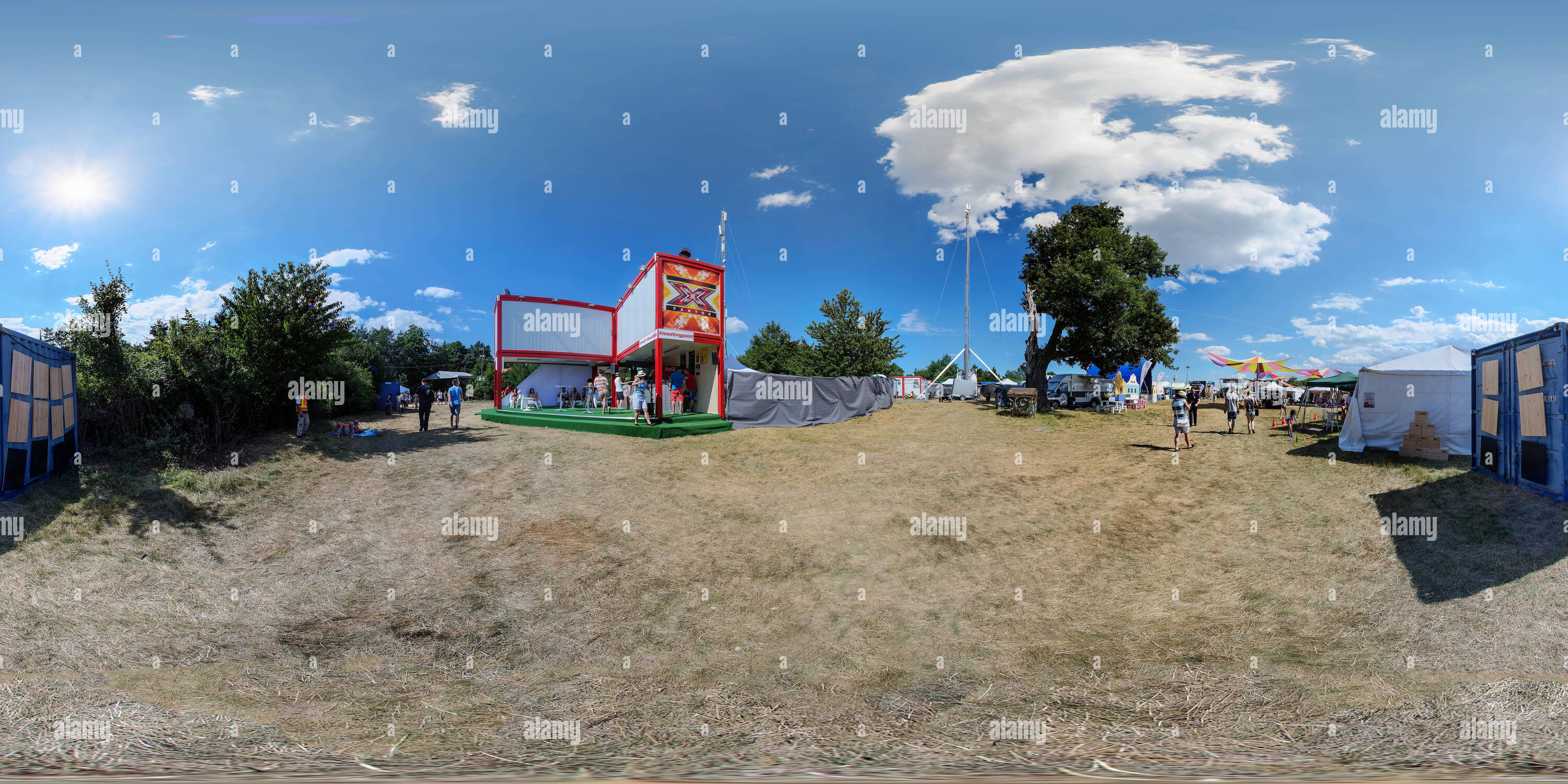 Vue panoramique à 360° de Balaton Sound Festival 2016 Nappall v 15