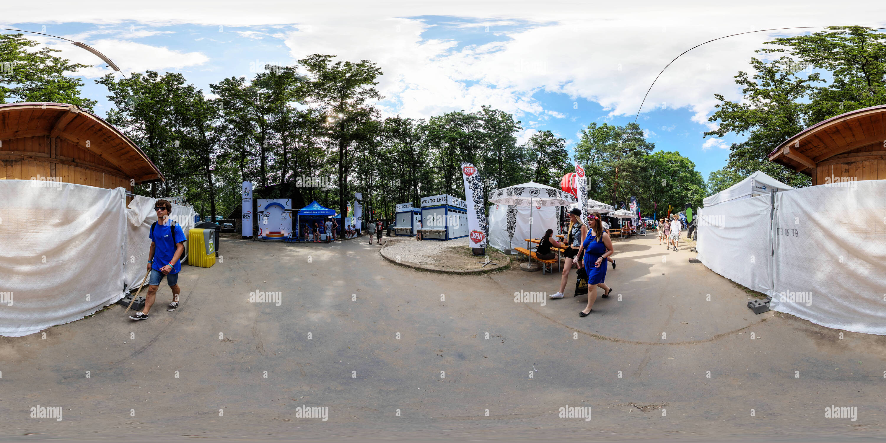 Vue panoramique à 360° de Balaton Sound Festival 2016 Nappall v 38