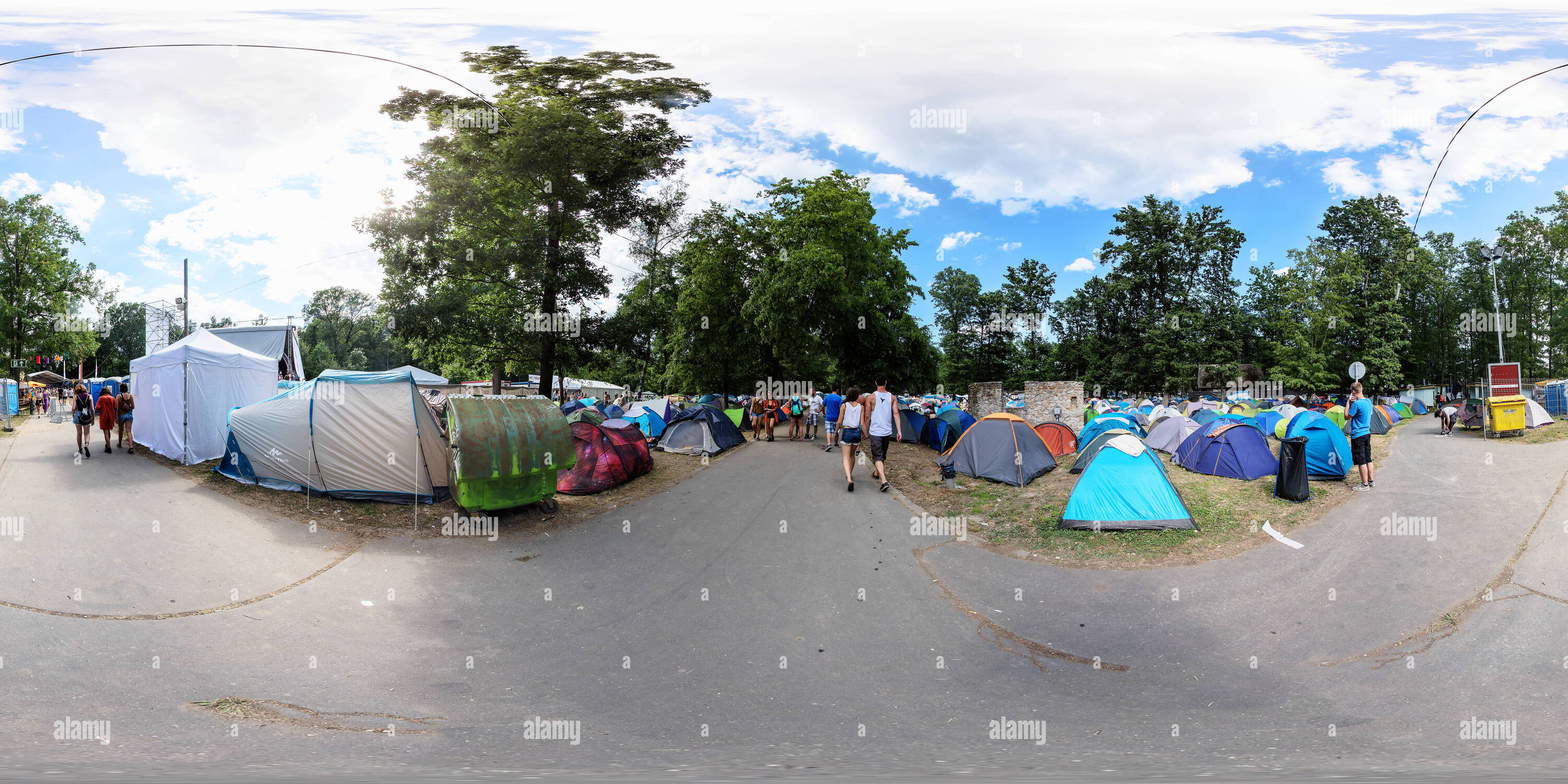 Vue panoramique à 360° de Balaton Sound Festival 2016 Nappall v 42