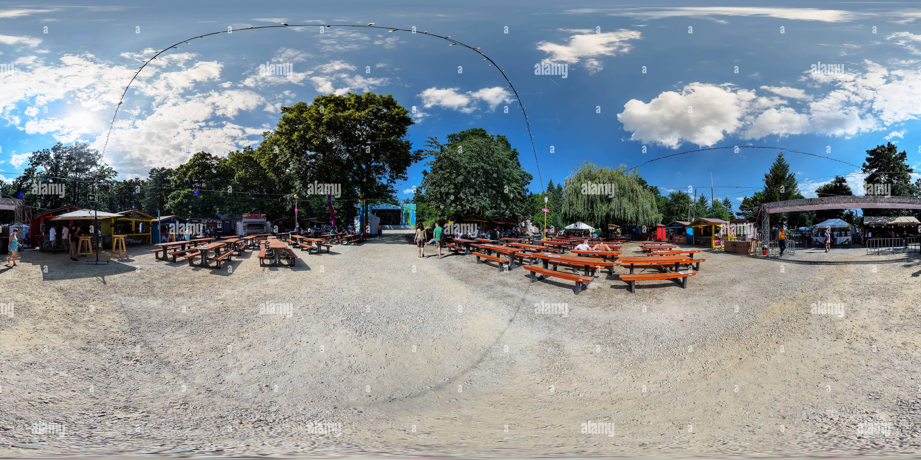 Vue panoramique à 360° de Balaton Sound Festival 2016 Nappall v 34