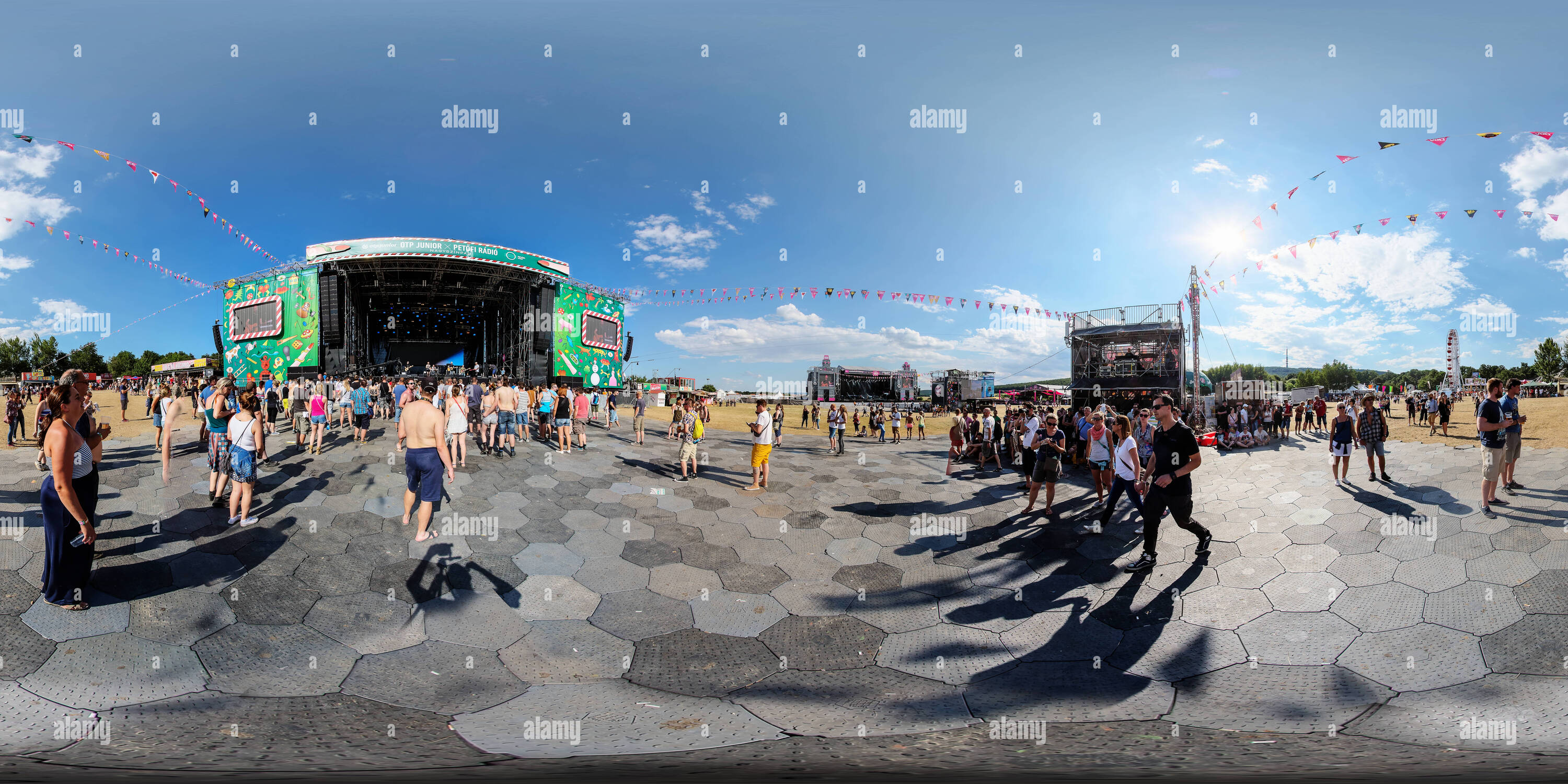 Vue panoramique à 360° de Balaton Sound Festival 2016 Nappall v 84