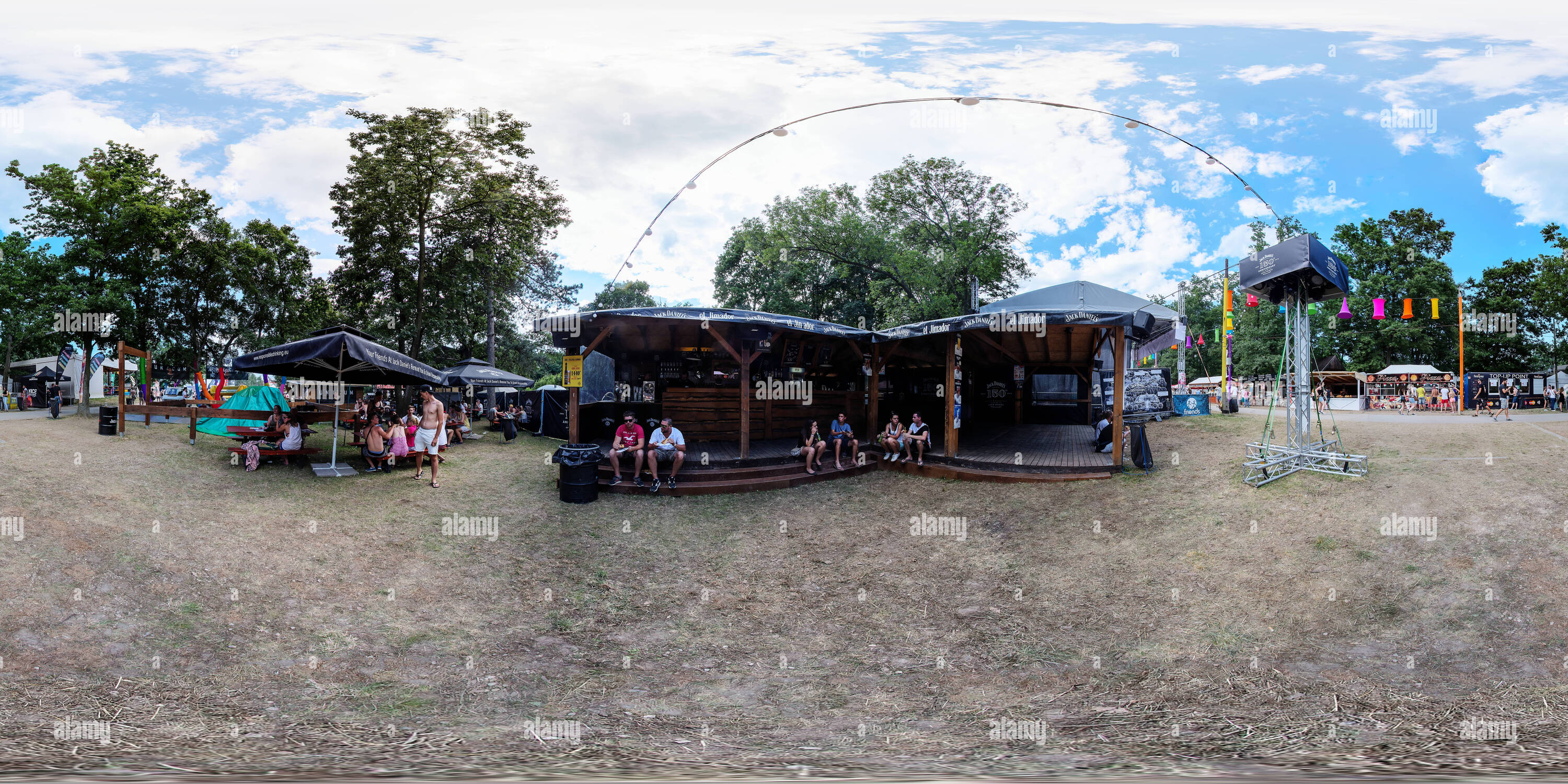 Vue panoramique à 360° de Balaton Sound Festival 2016 Nappall v 51