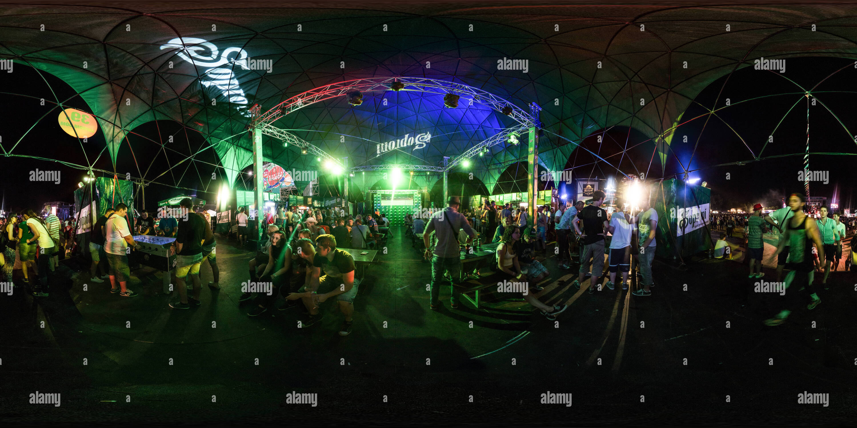 Vue panoramique à 360° de Balaton Sound Festival 2016 Nappall v 72