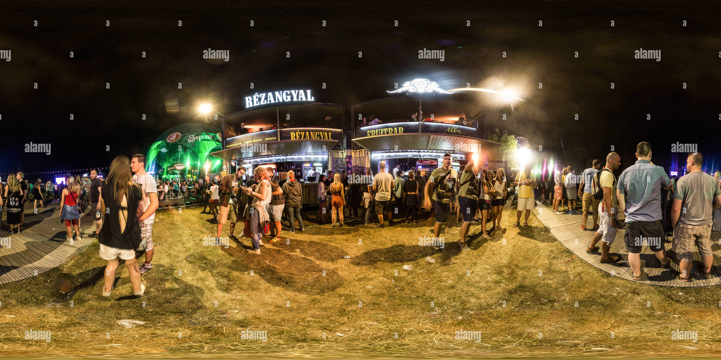 Vue panoramique à 360° de Balaton Sound Festival 2016 Nappall v 70