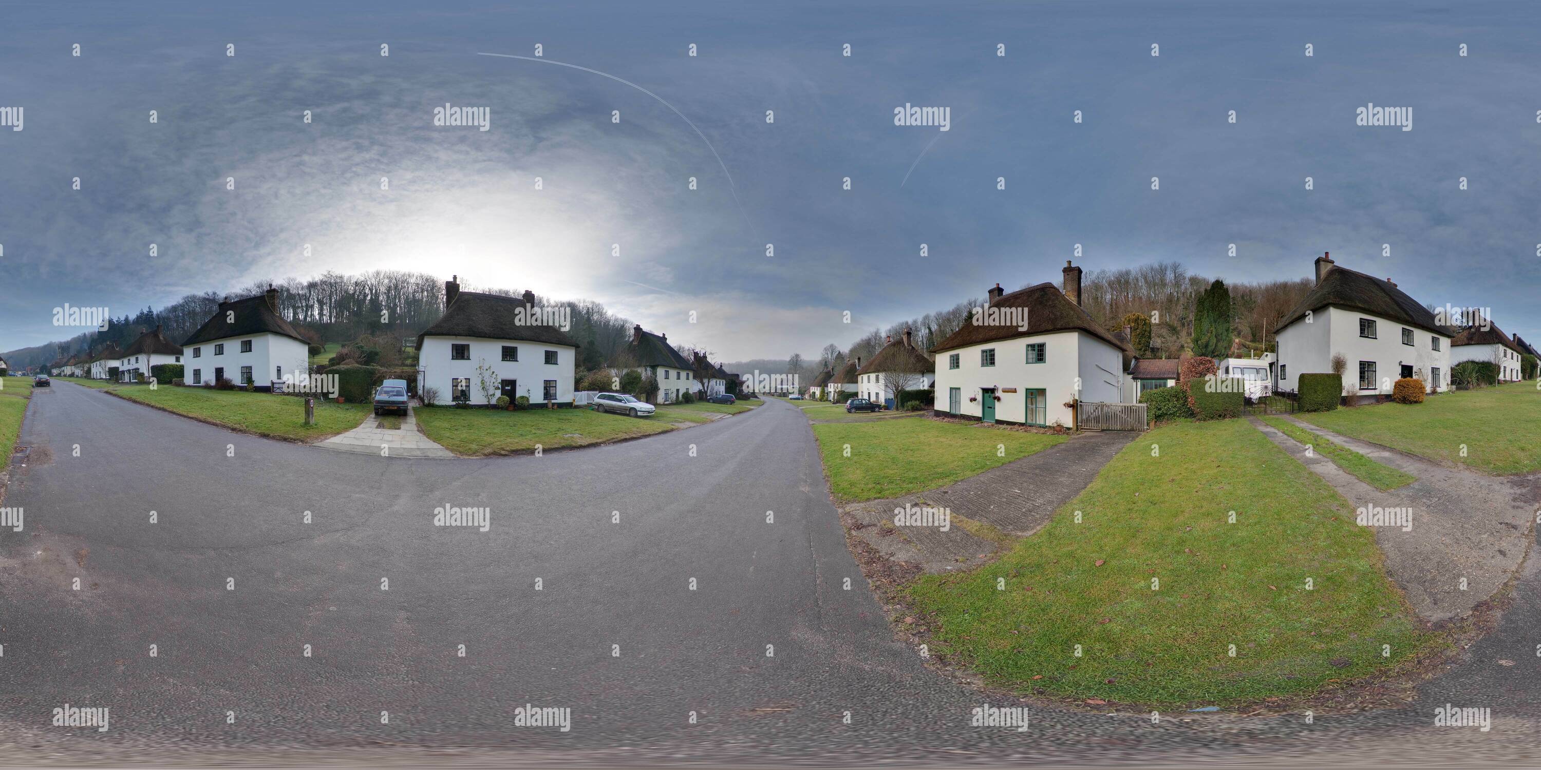 Vue panoramique à 360° de Milton Abbas