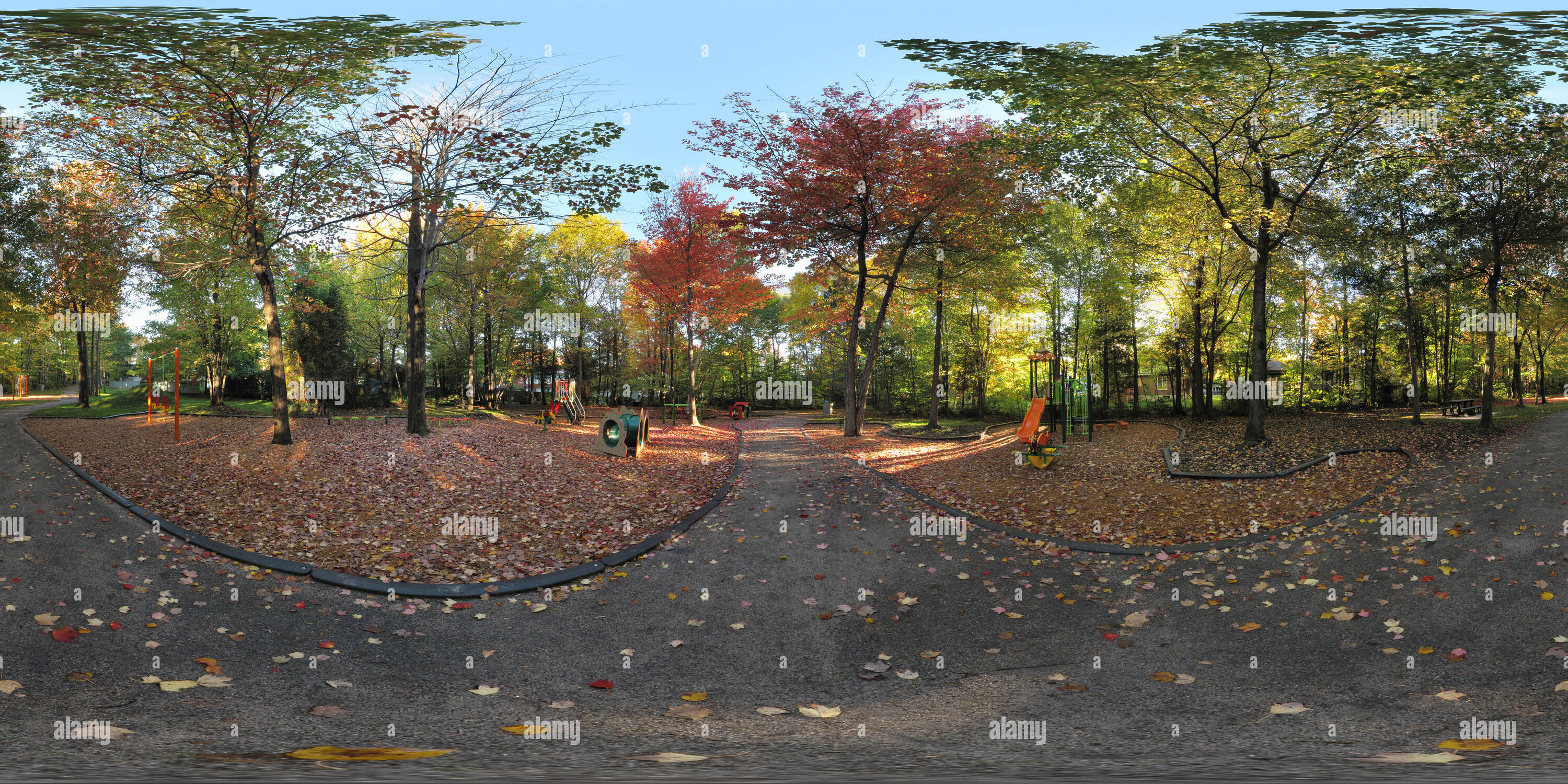 Vue panoramique à 360° de Parc de la futaie, Cap-Rouge, Québec, Canada