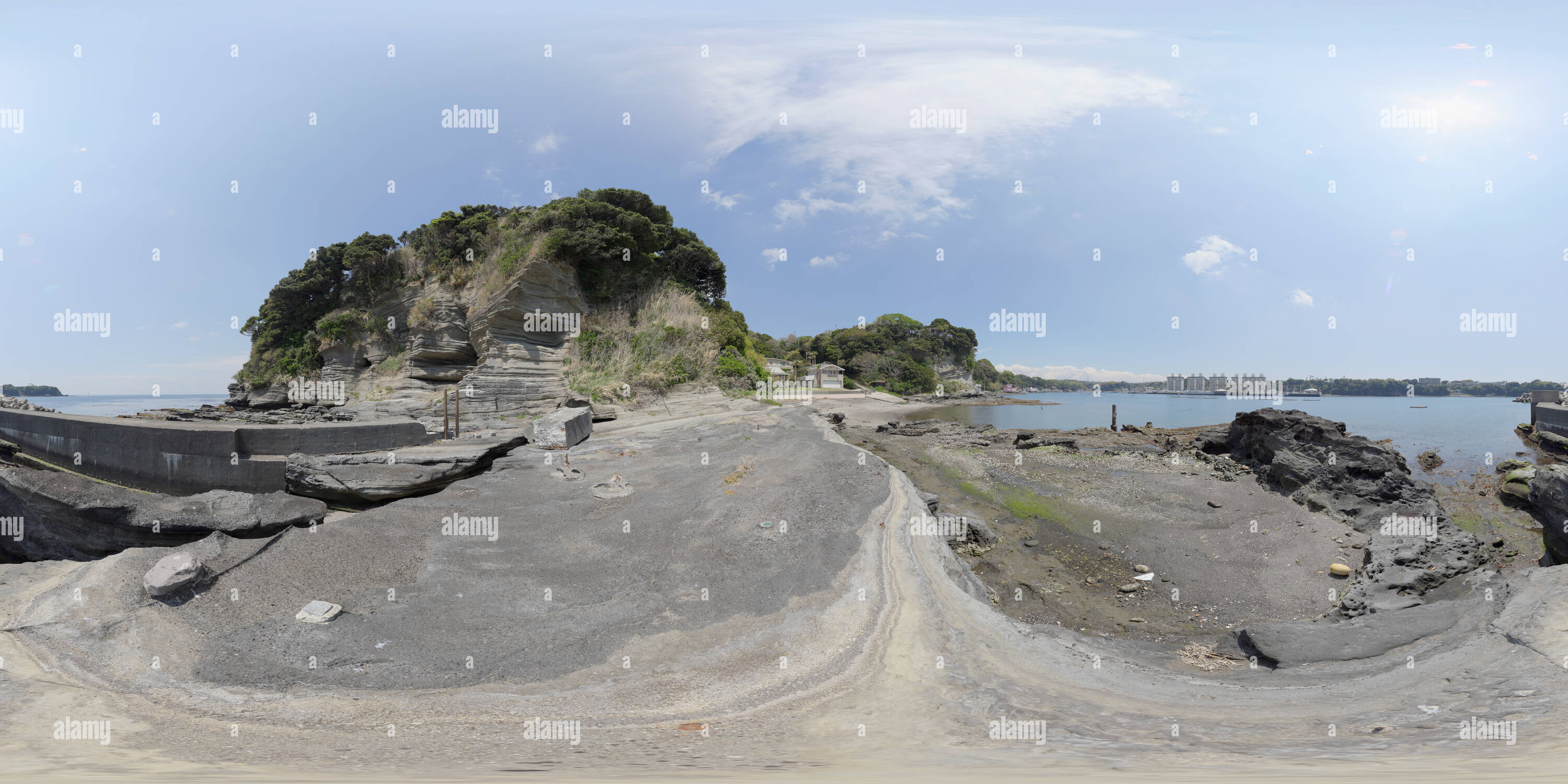 Vue panoramique à 360° de Koaziro Bay