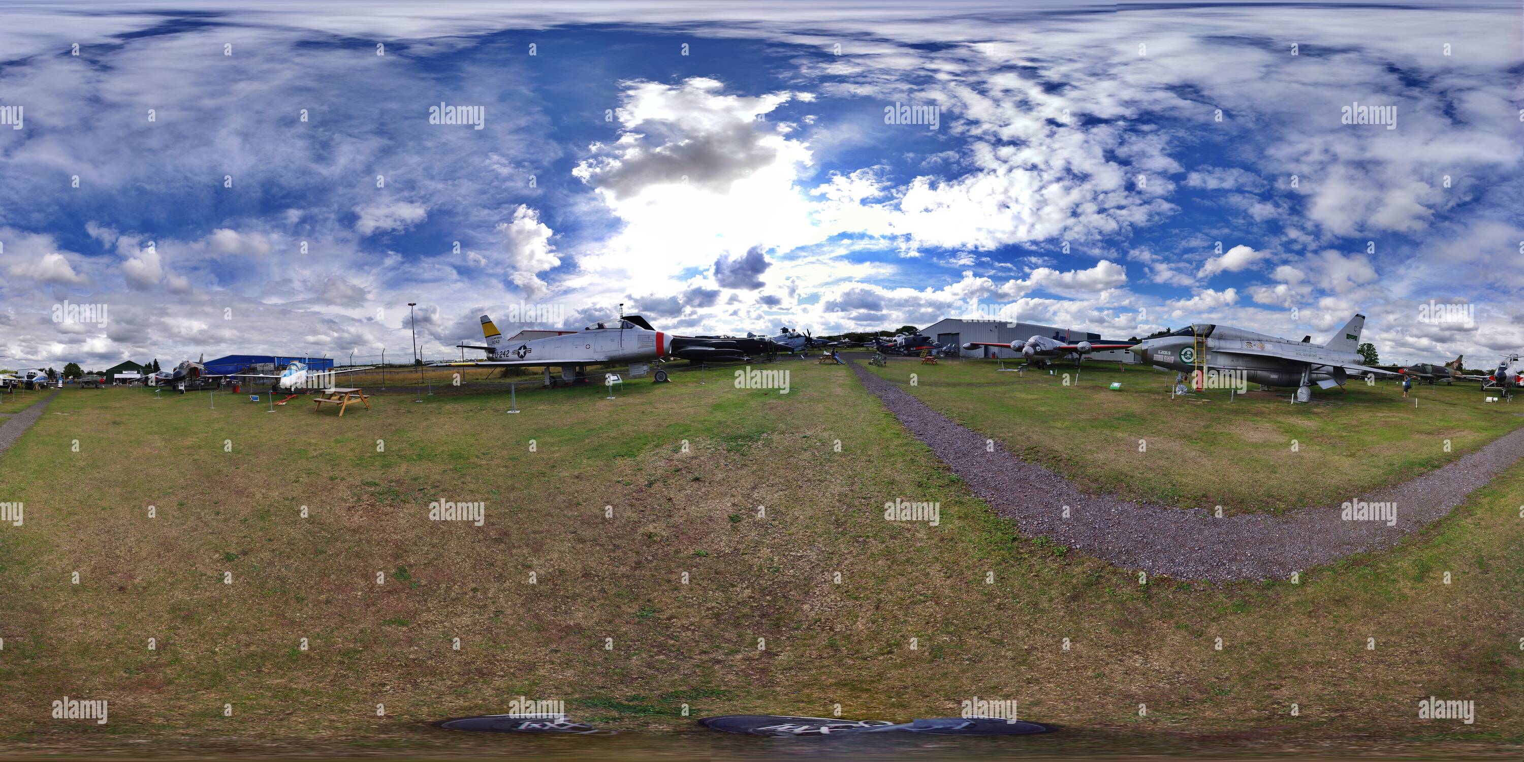 Vue panoramique à 360° de Midland Air Museum