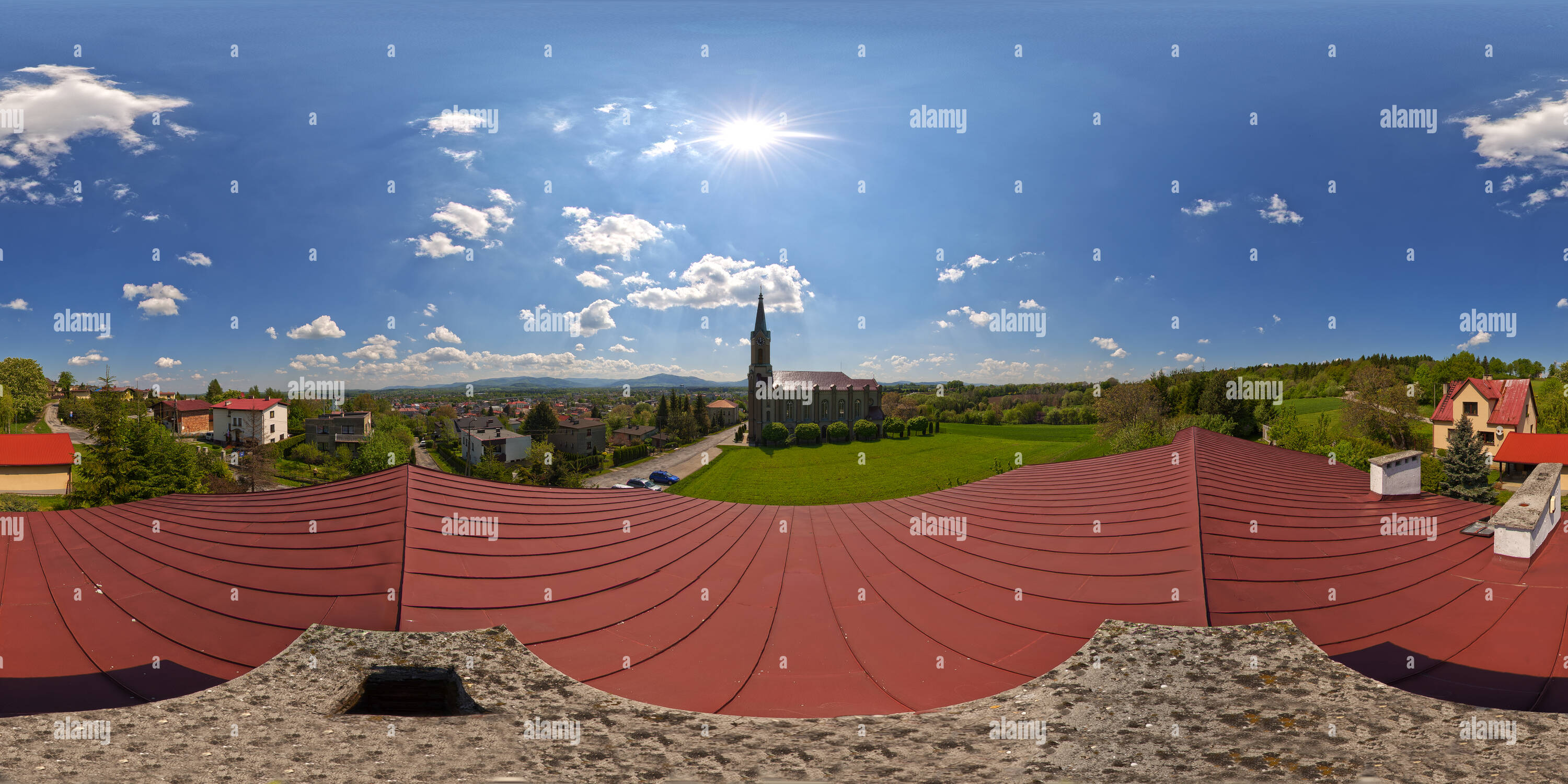 Vue panoramique à 360° de Église évangélique de la Confession d'Augsbourg - Skoczów