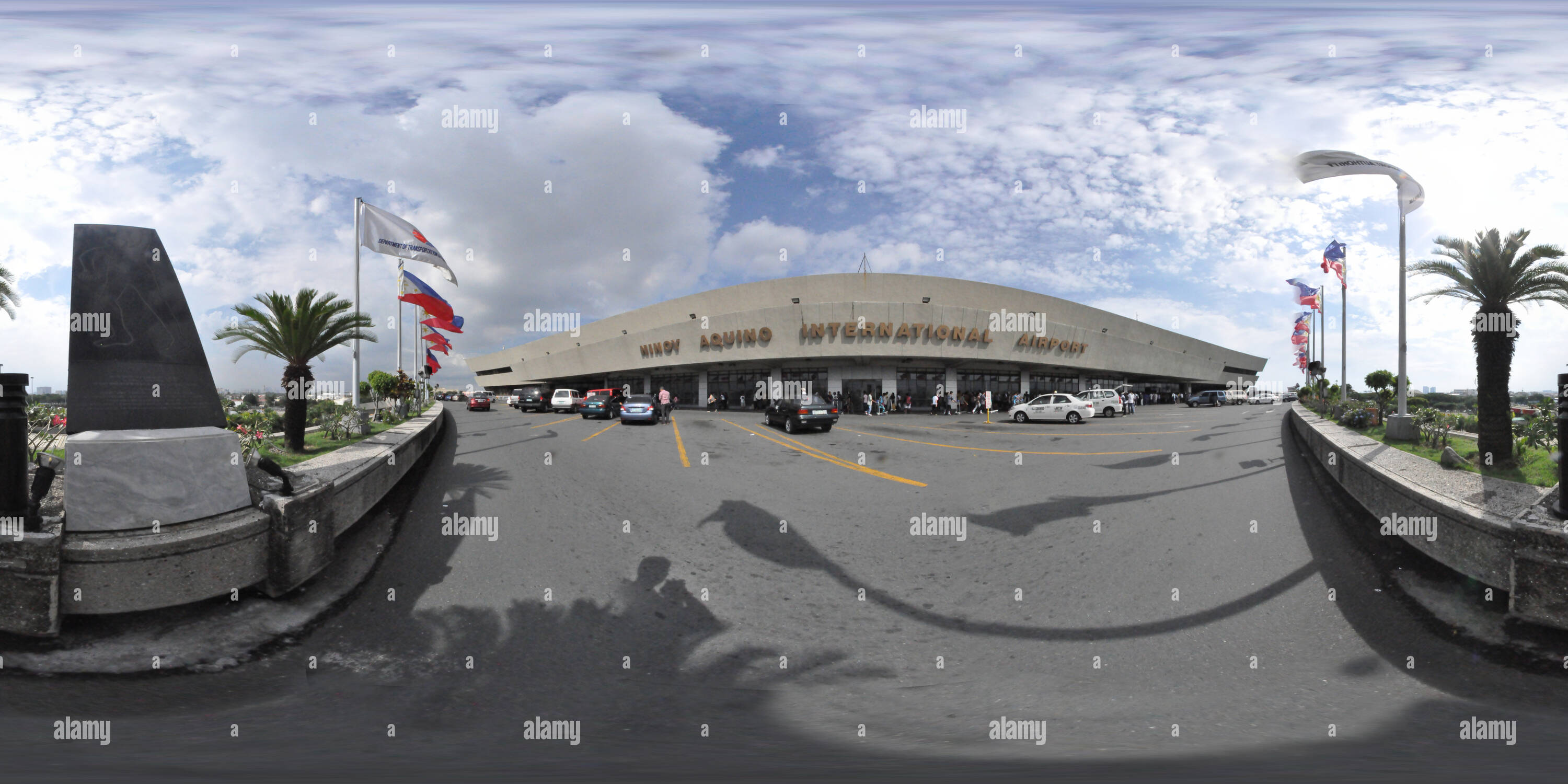 Vue panoramique à 360° de L'aéroport international Ninoy Aquino (NAIA) Terminal 1