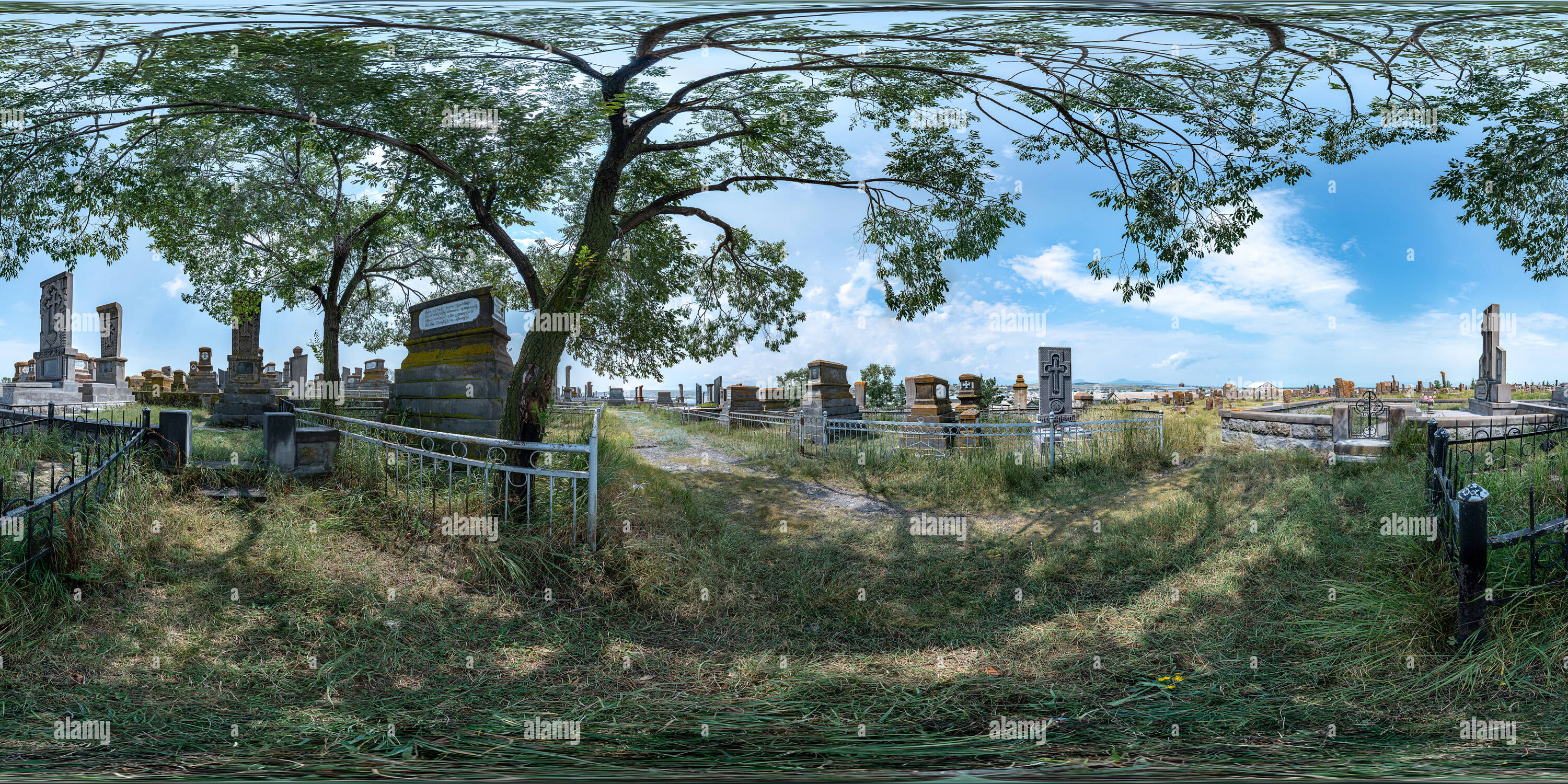 Vue panoramique à 360° de Cimetière noratous