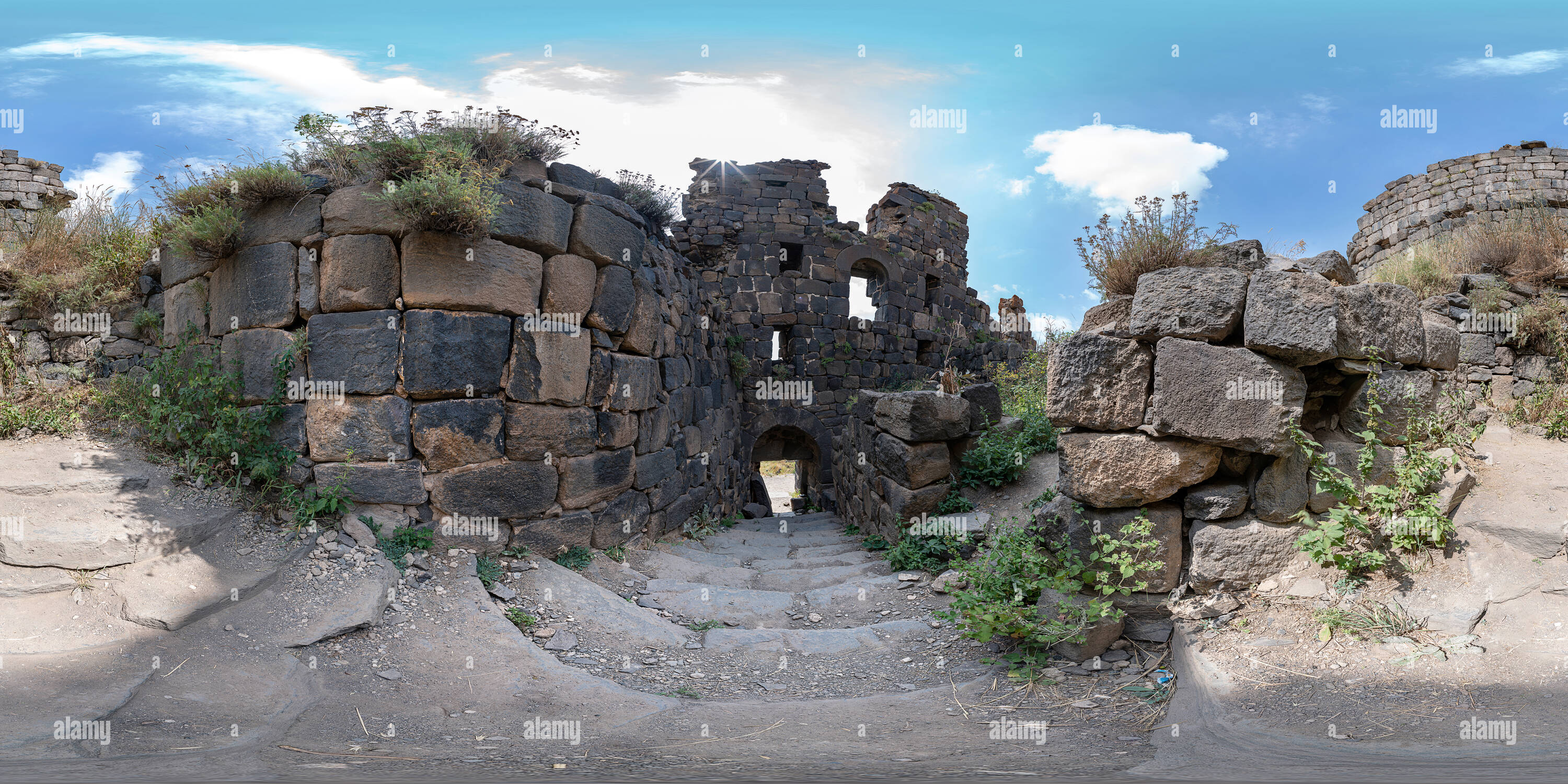 Vue panoramique à 360° de Forteresse Amberd