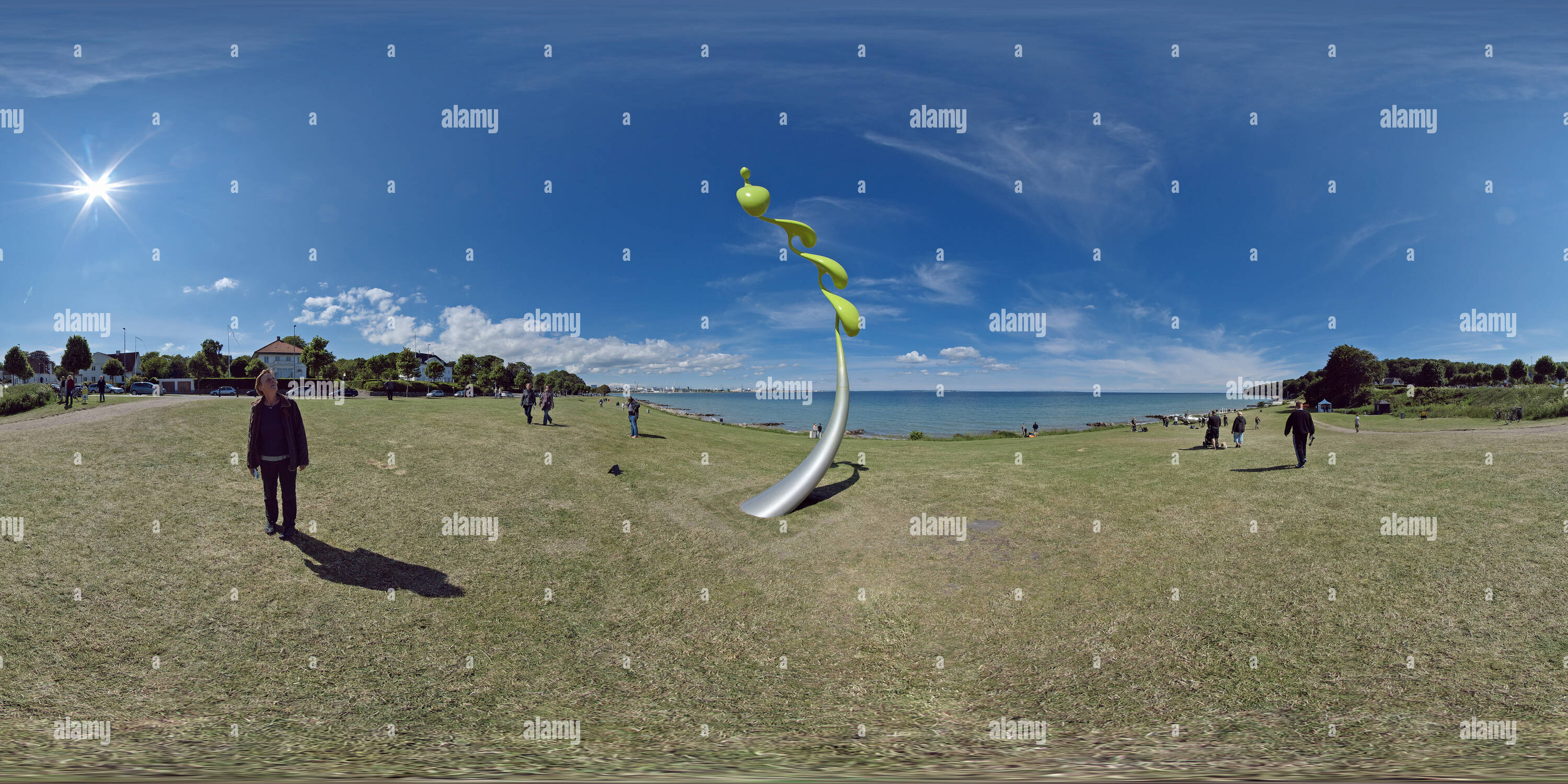 Vue panoramique à 360° de Sculpture de la mer - par Phil :