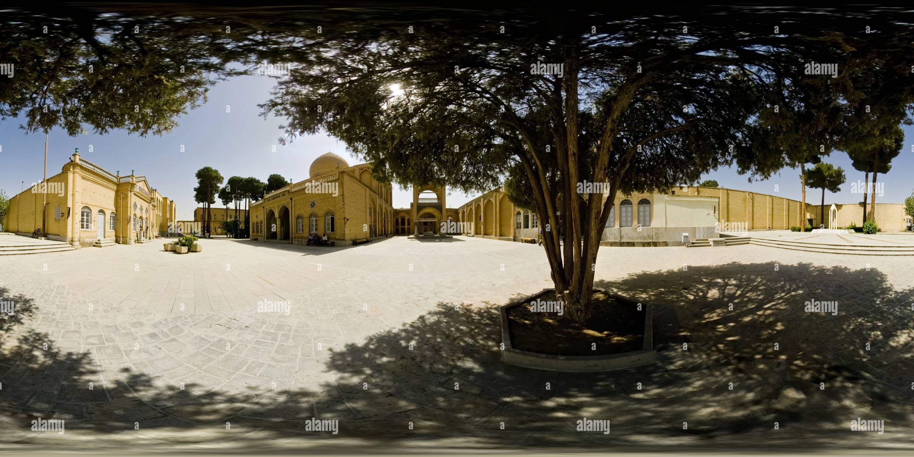 Vue panoramique à 360° de Cathédrale Arménienne à Esfahan Iran