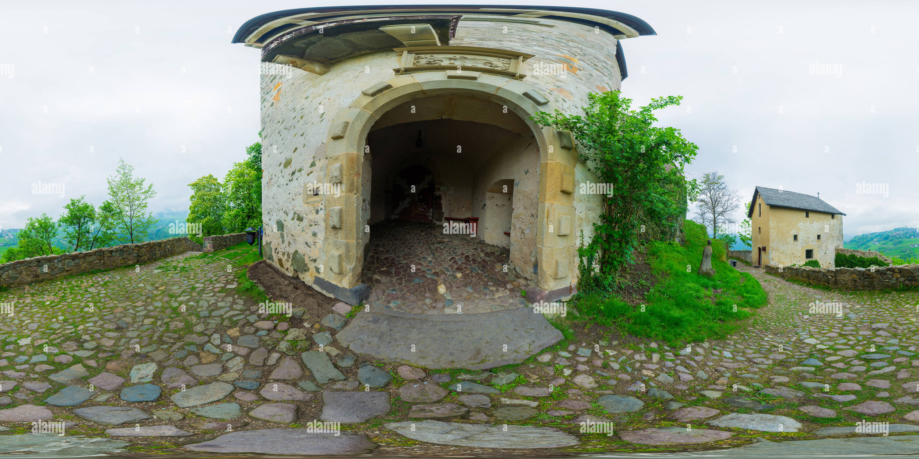 Vue panoramique à 360° de Castello Presule Ingresso