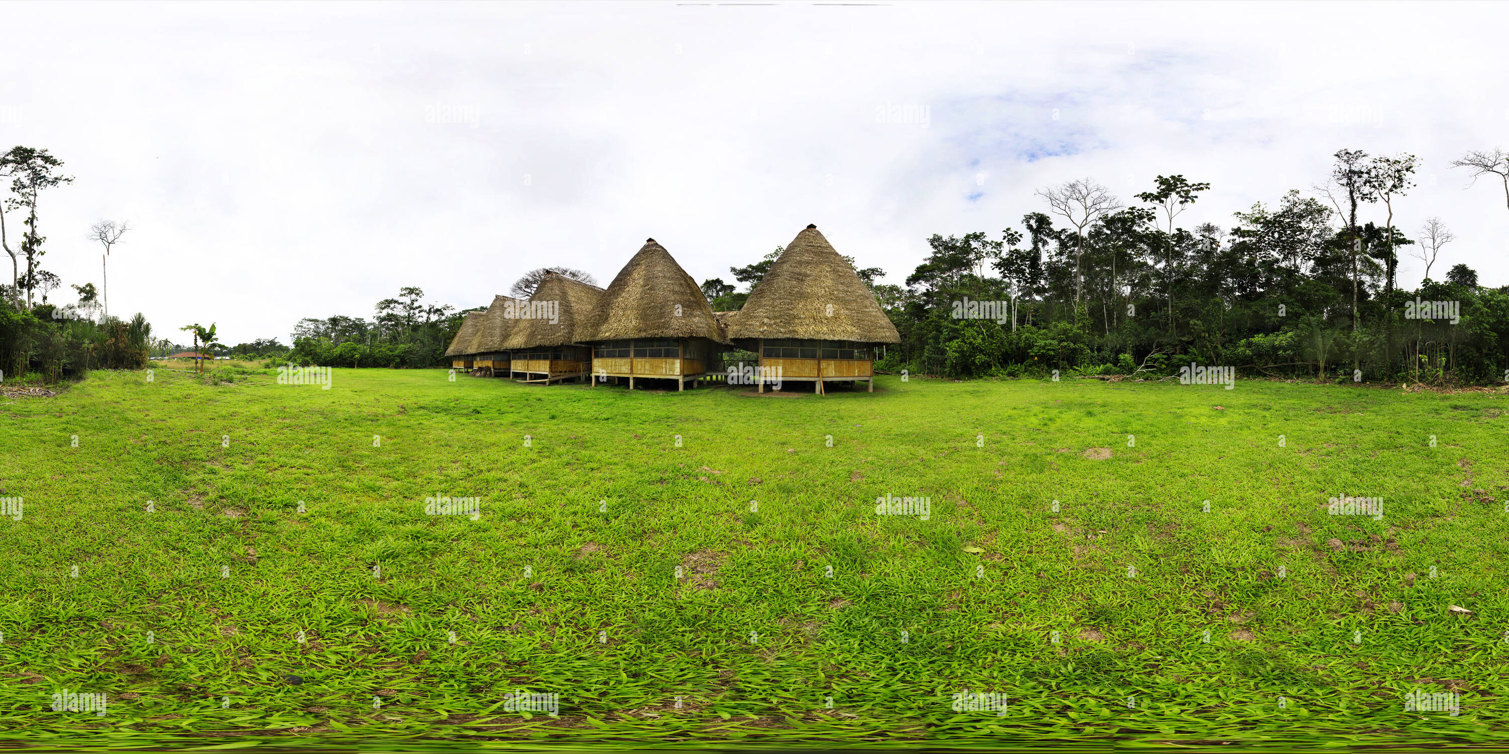 Vue panoramique à 360° de L'école communautaire Communauté Añangu