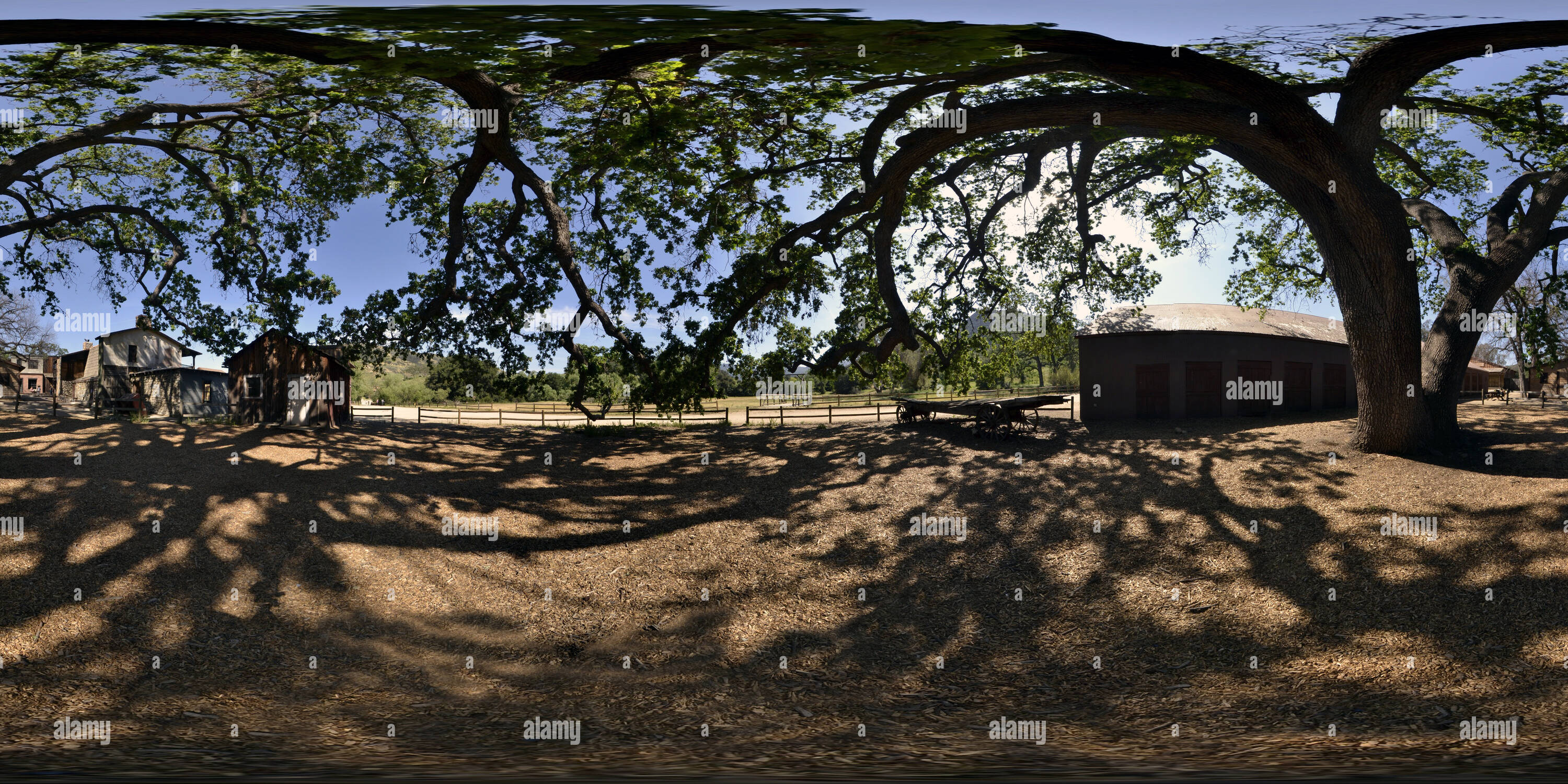 Vue panoramique à 360° de Paramount Ranch - Old West Town set # 2