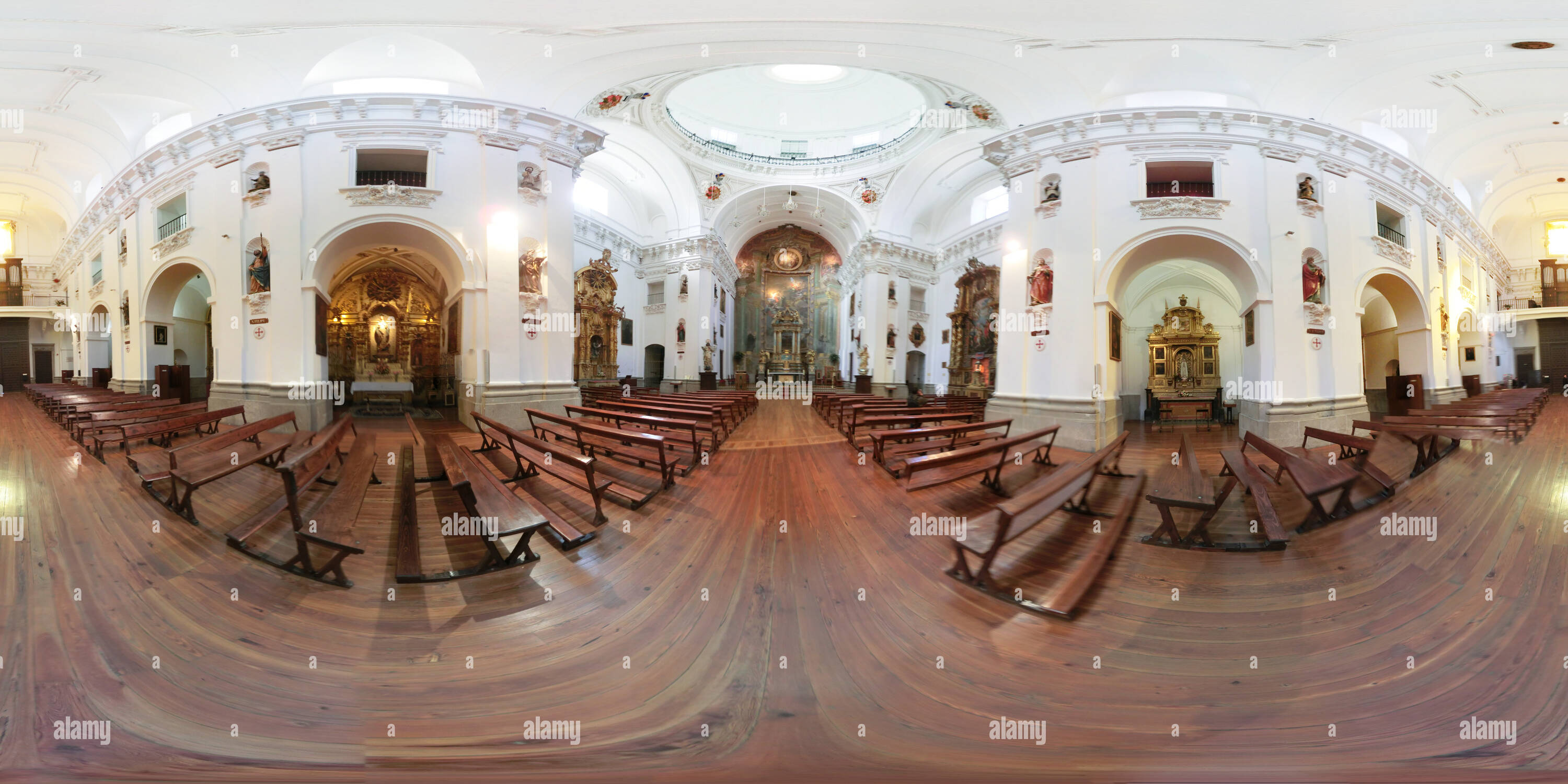 Vue panoramique à 360° de Iglesia de los jésuites. Toledo