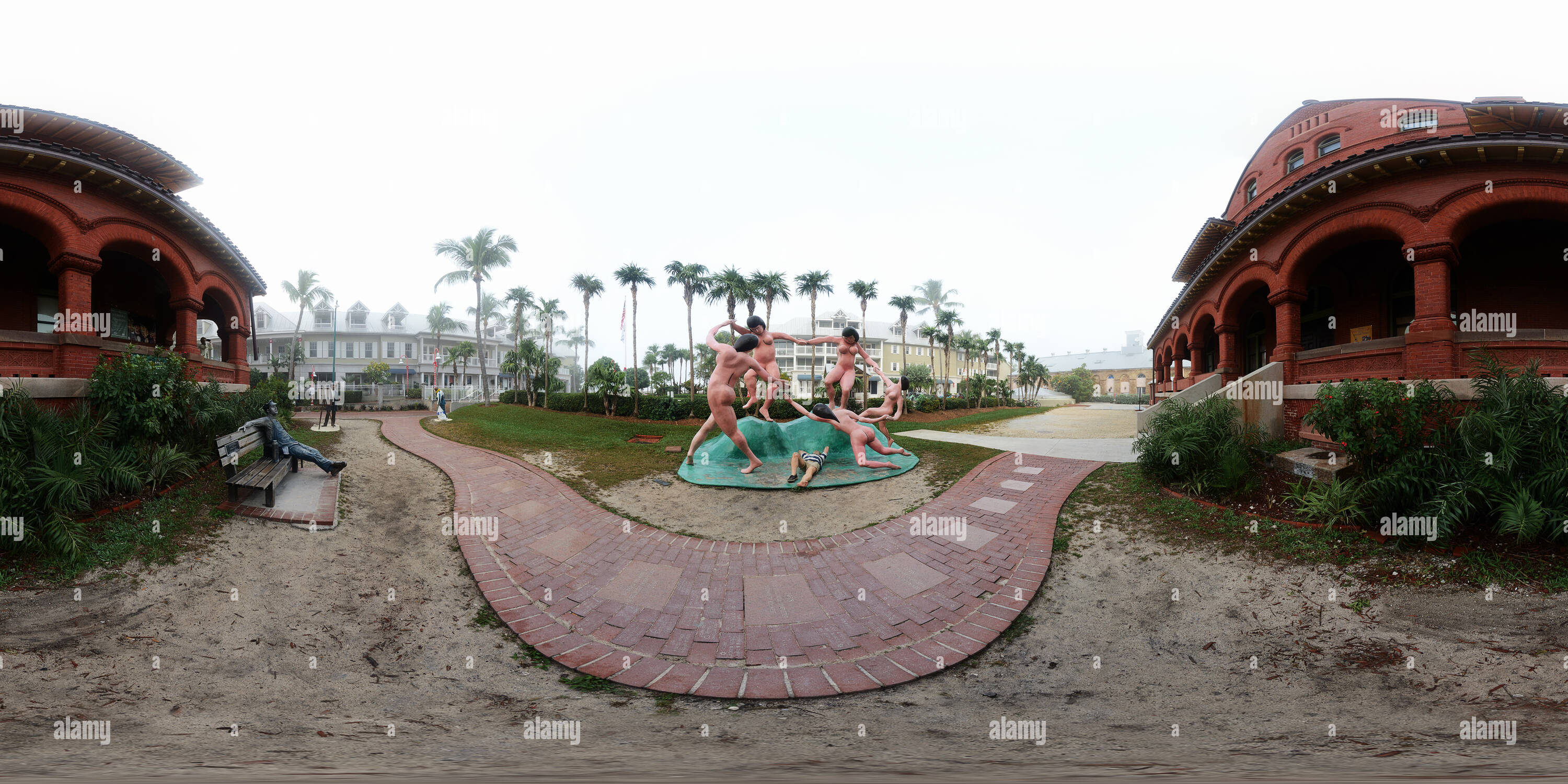 Vue panoramique à 360° de Jardin de sculptures Key West Steward Johnson