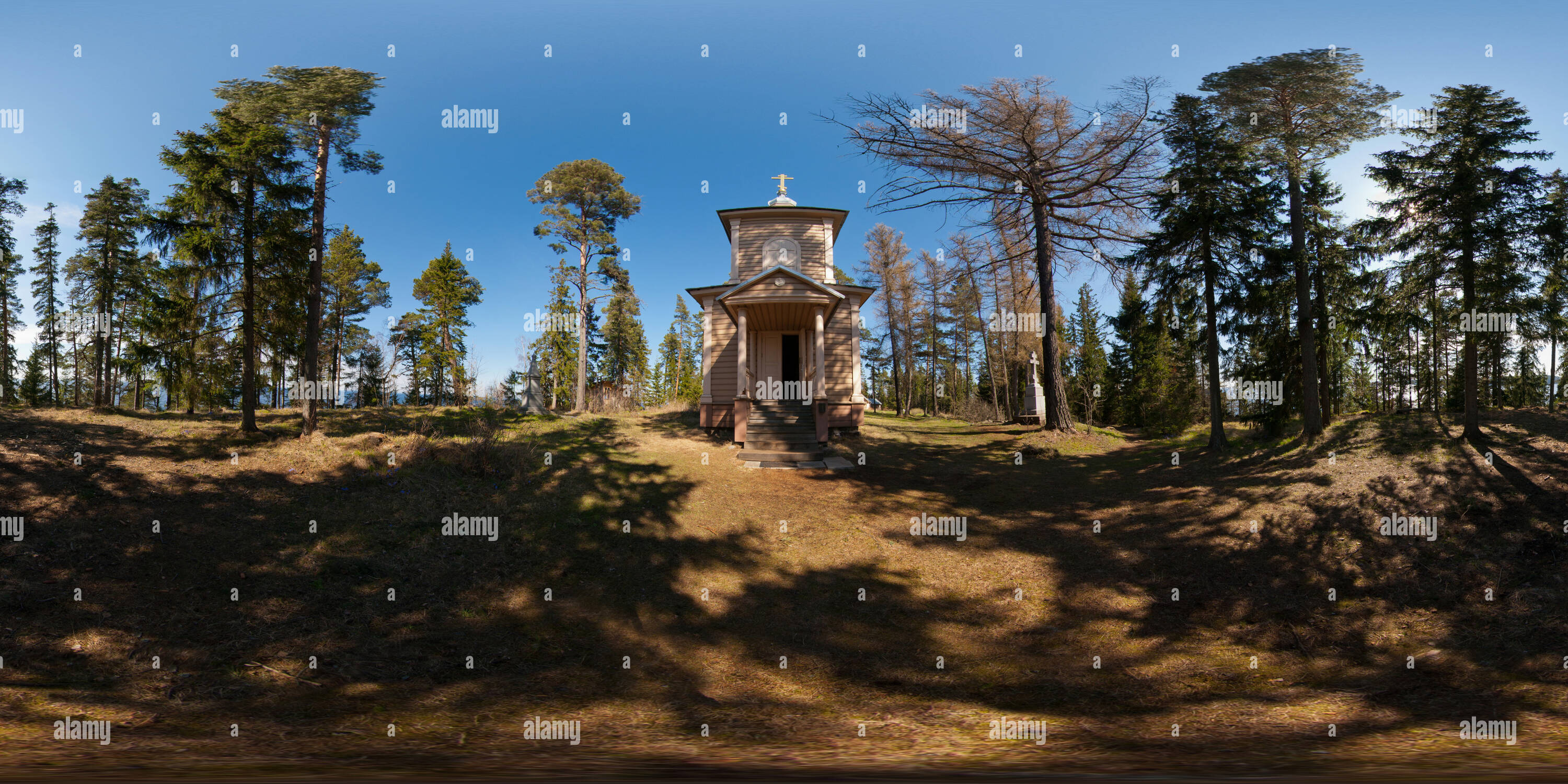 Vue panoramique à 360° de Snt. Alexandre Svirsky Sketch