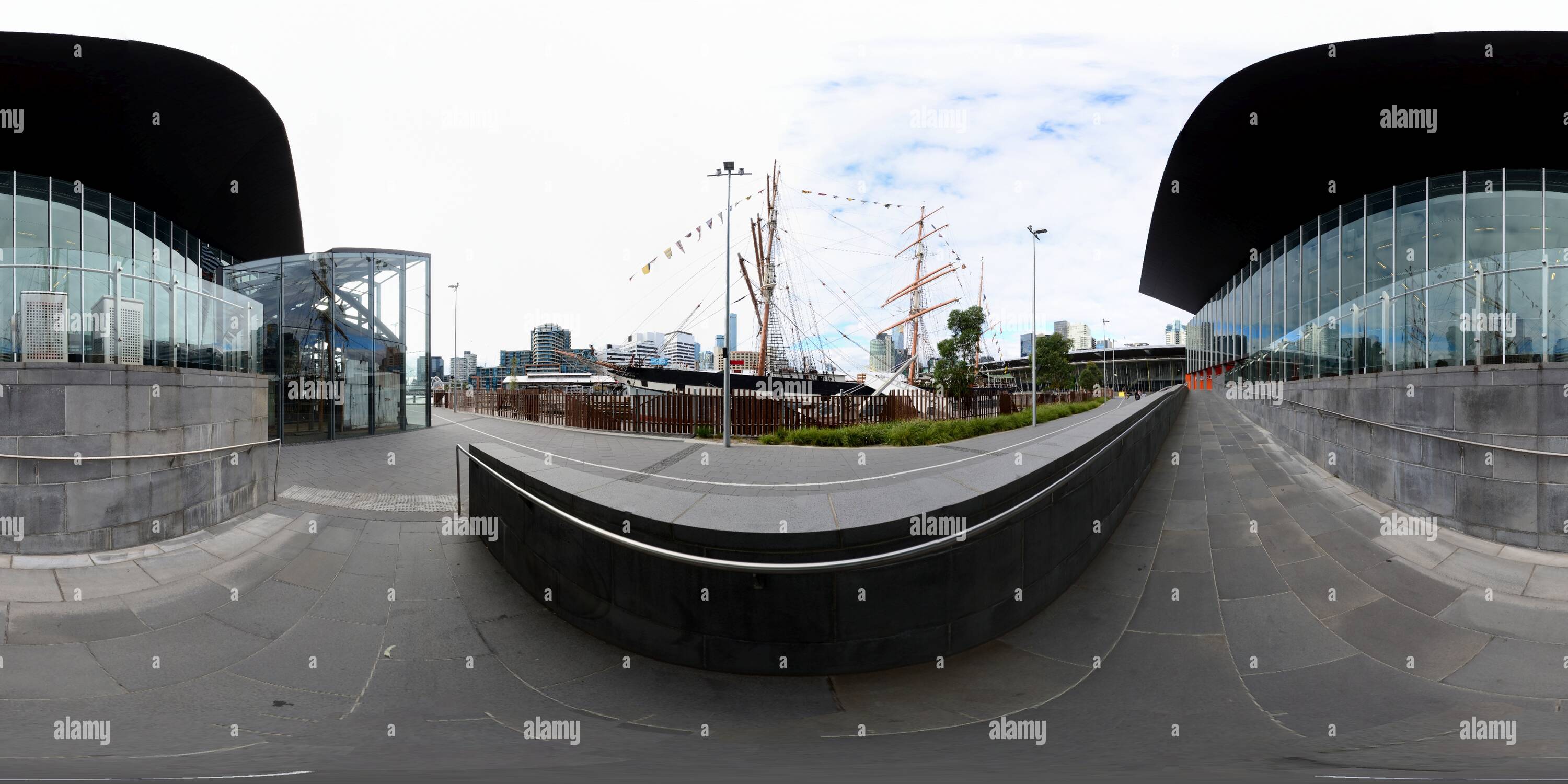 Vue panoramique à 360° de Polly Woodside bateau historique