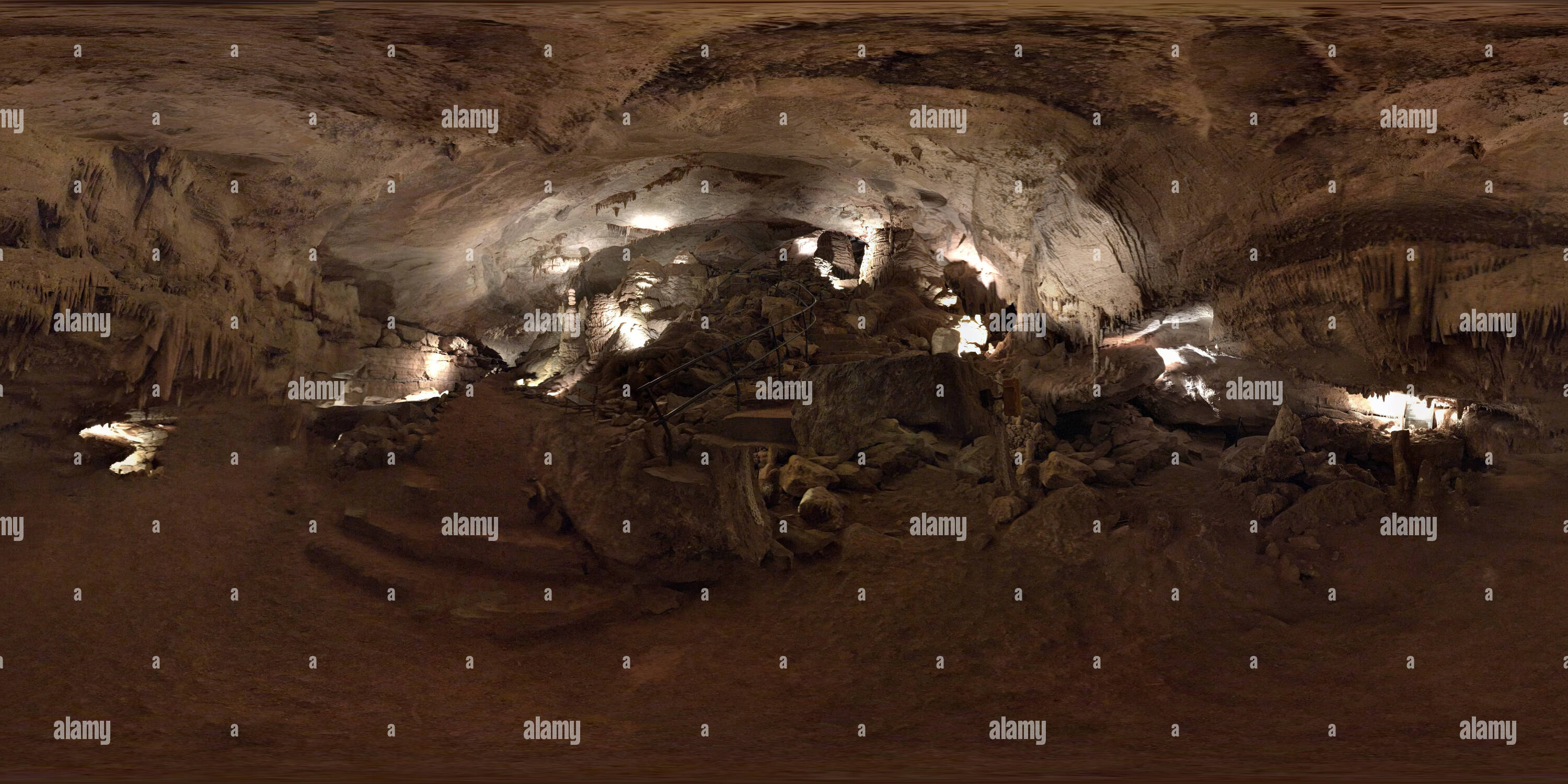 Vue panoramique à 360° de Cumberland Caverns