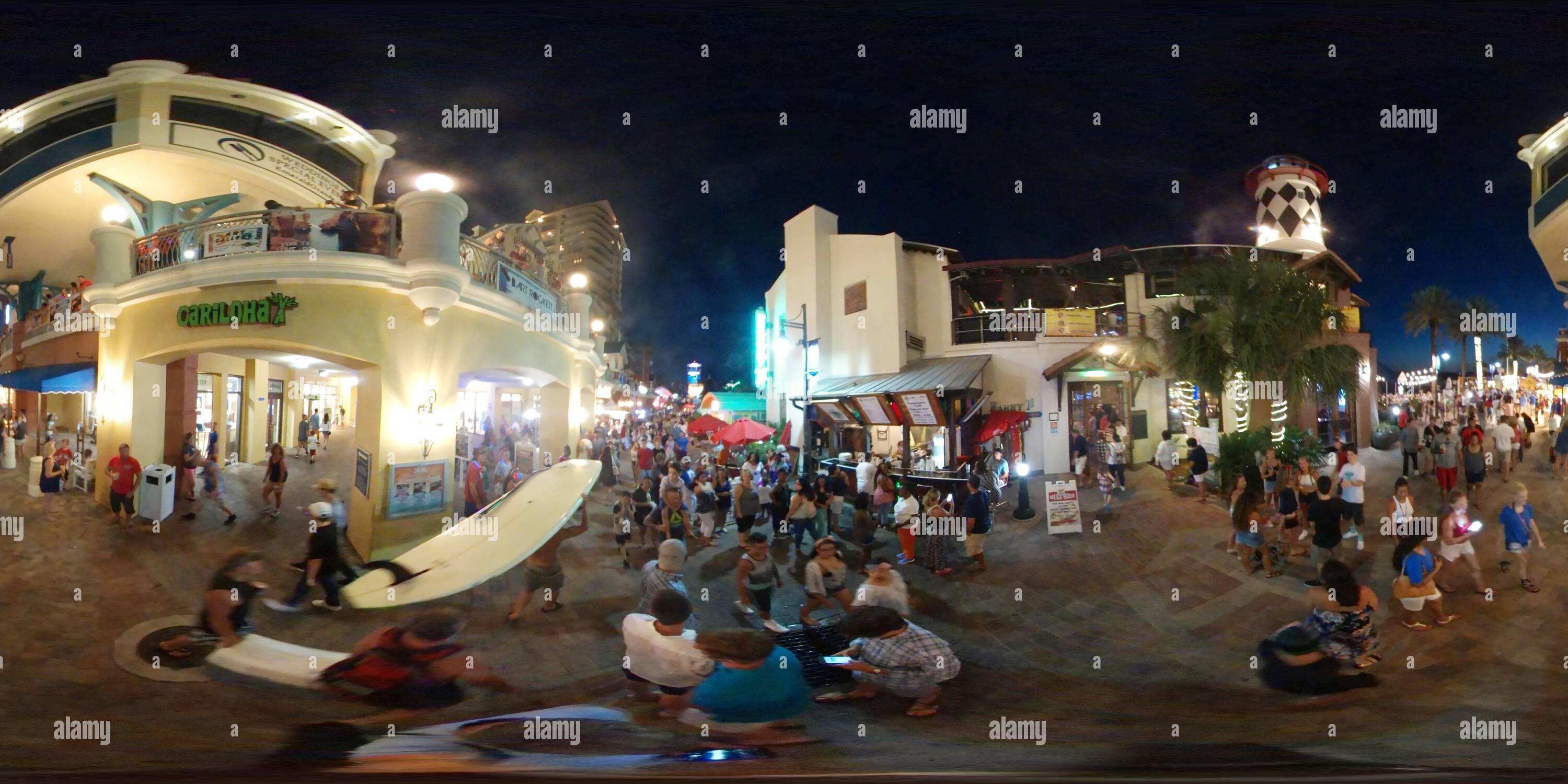 Vue panoramique à 360° de Zone de loisirs Harborwalk Village Destin Florida