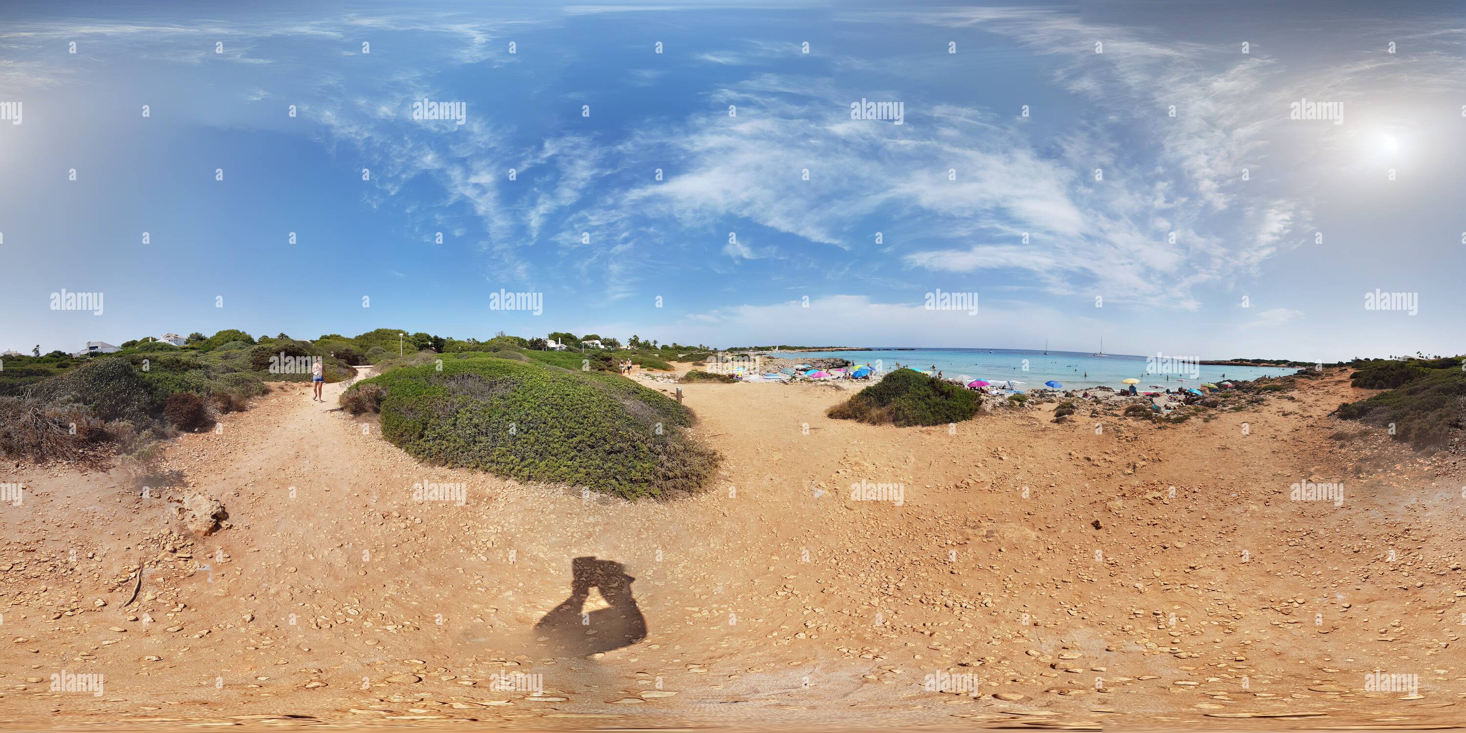 Vue panoramique à 360° de Cala Son Xoriguer