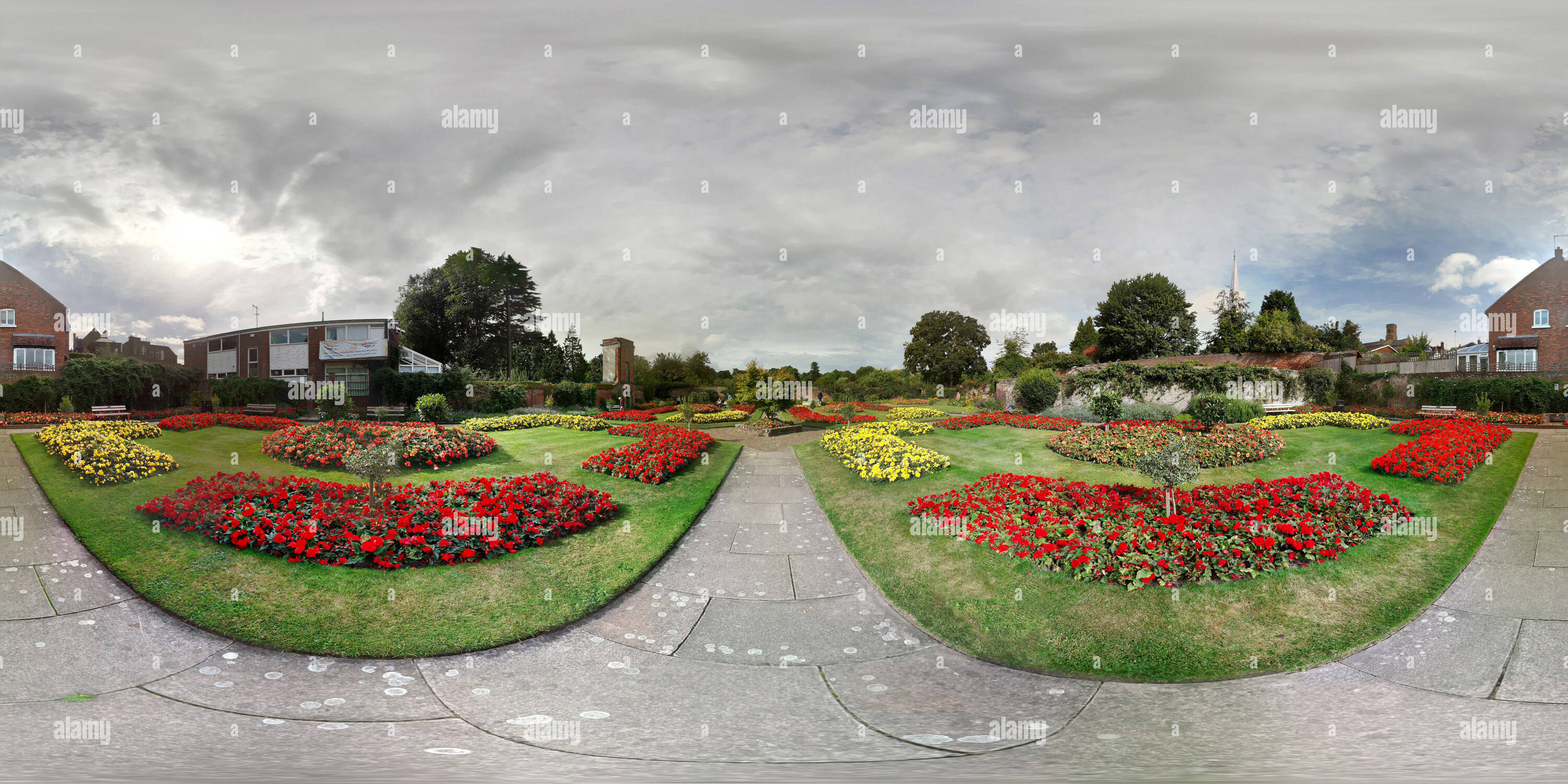 Vue panoramique à 360° de L'ancien Bury