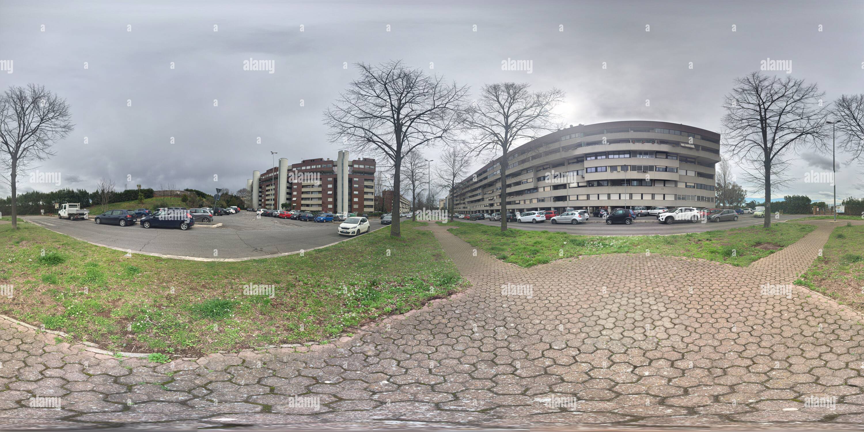 Vue panoramique à 360° de L'AVENUE DE LONDRES, ROME